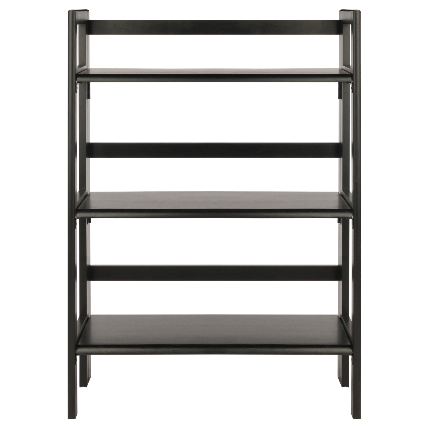 Terry 3-Tier Foldable Shelf, Stackable, Black