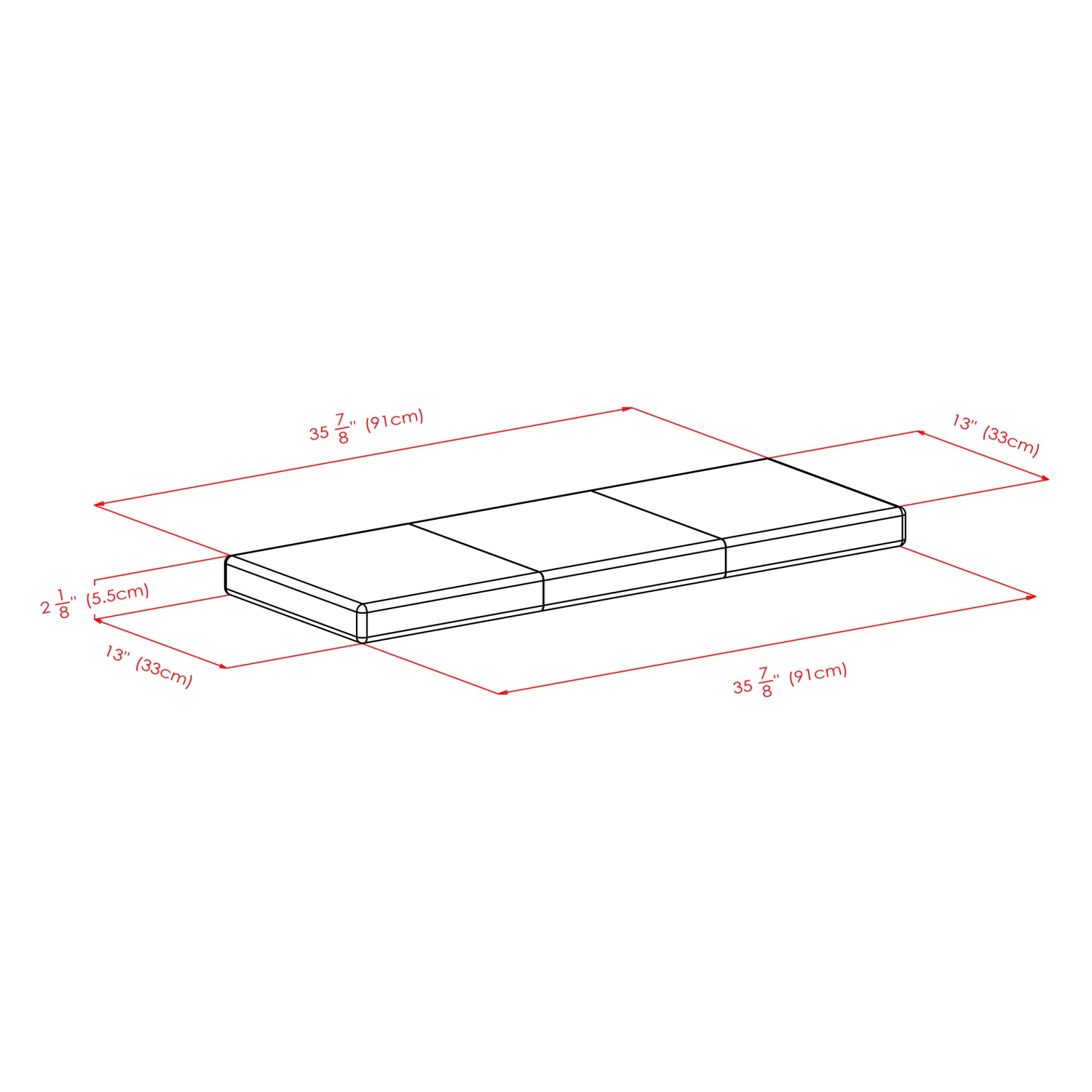 Charleston 2-Pc Storage Bench with Seat Cushion, Walnut and Espresso