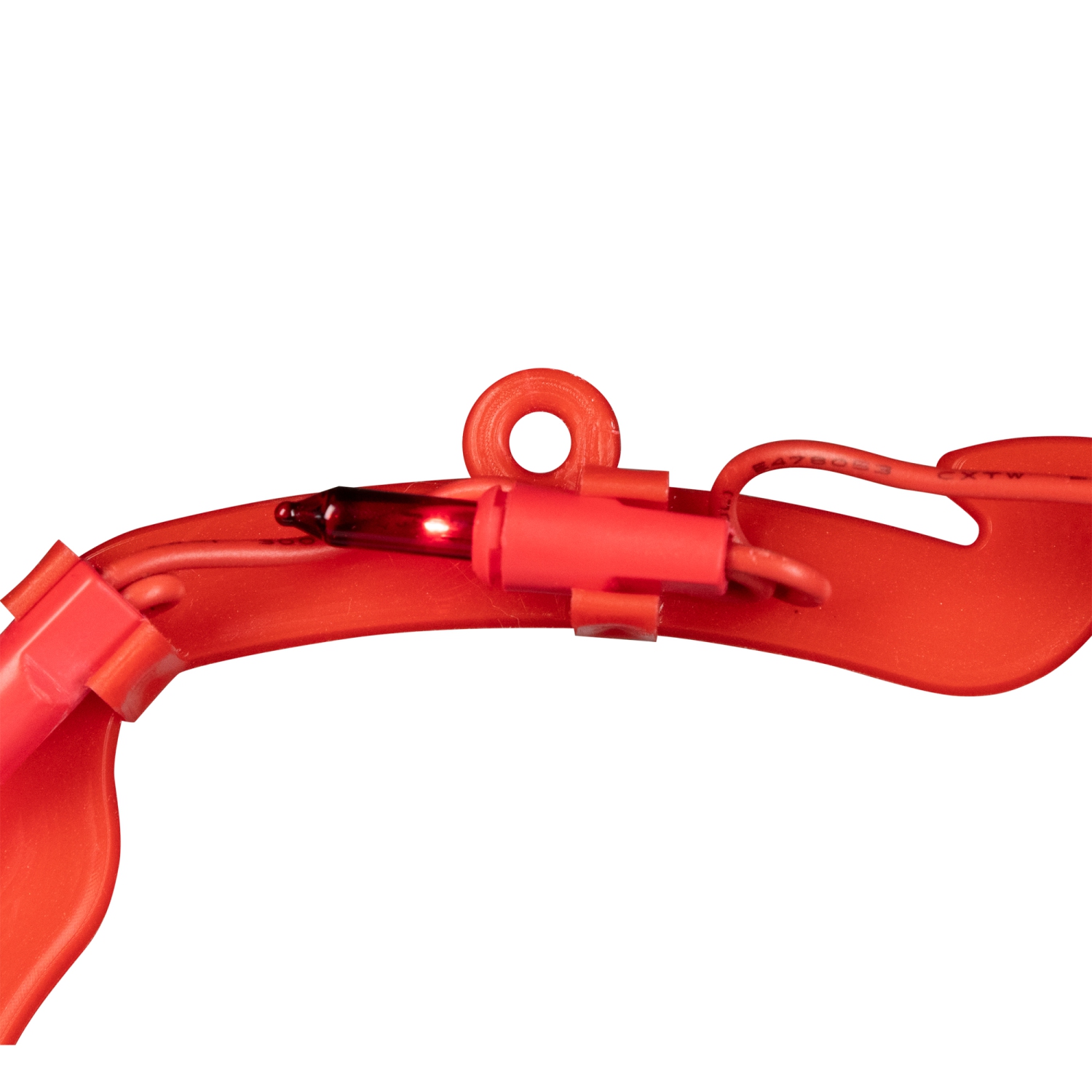 Décoration rouge Cupidon illuminée avec silhouette de fenêtre de la Saint-Valentin, 17 po