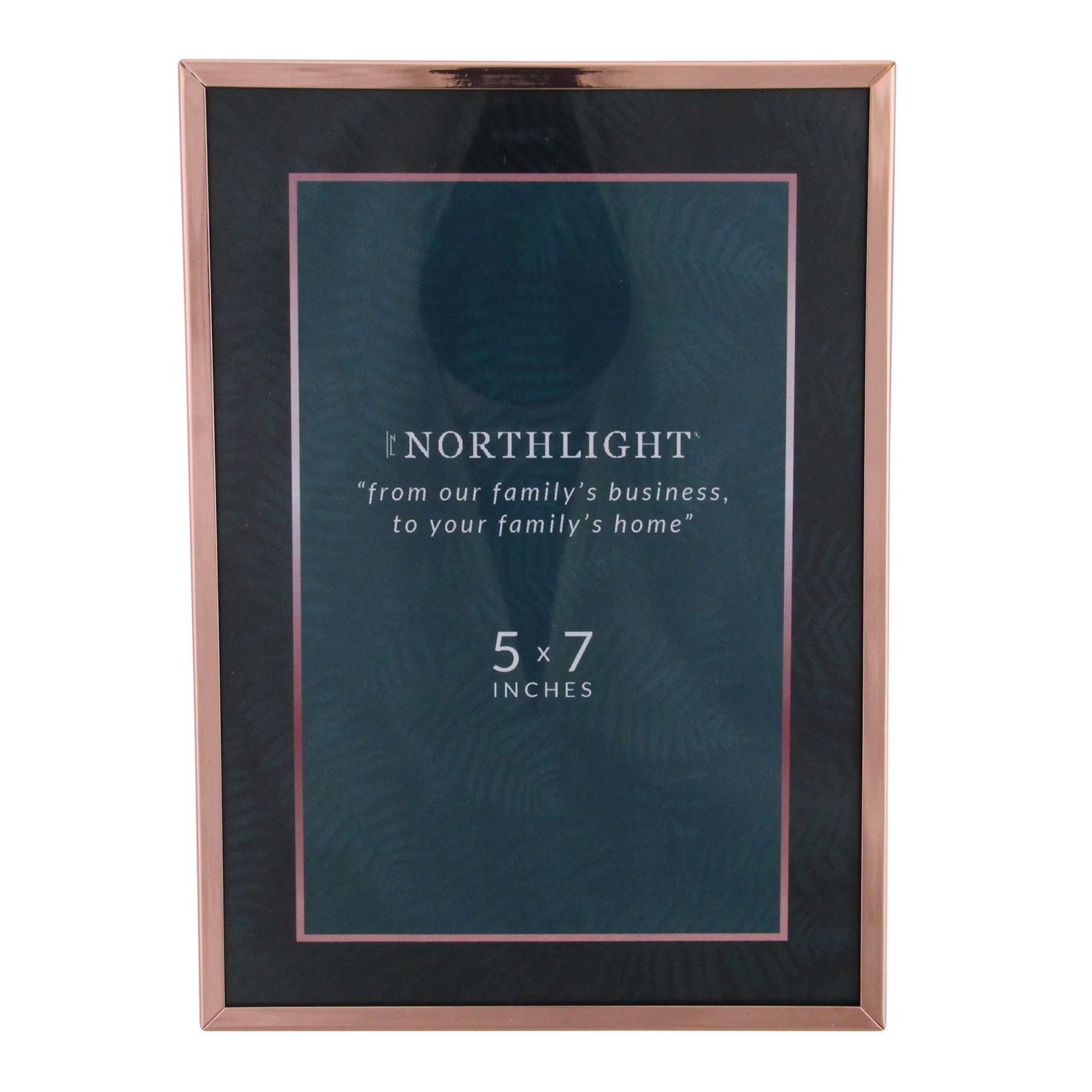 Cadre photo rectangulaire avec dos chevalet - pour une photo de 5 x 7 po - 7,25 po - Rose doré