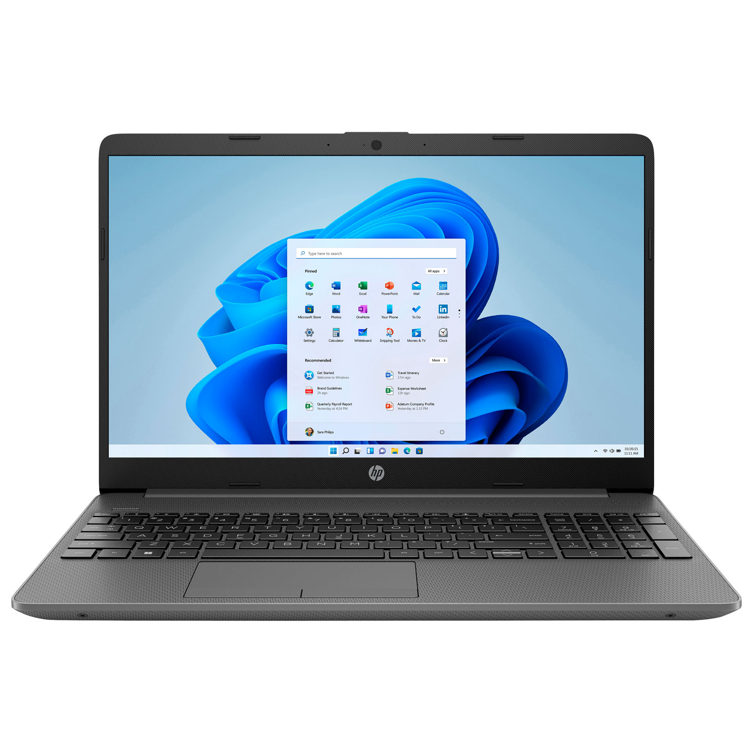 HP 15.6" Laptop - Jet Black (Intel Core i3-1115G4/512GB SSD/8GB RAM/Windows 11 Home)