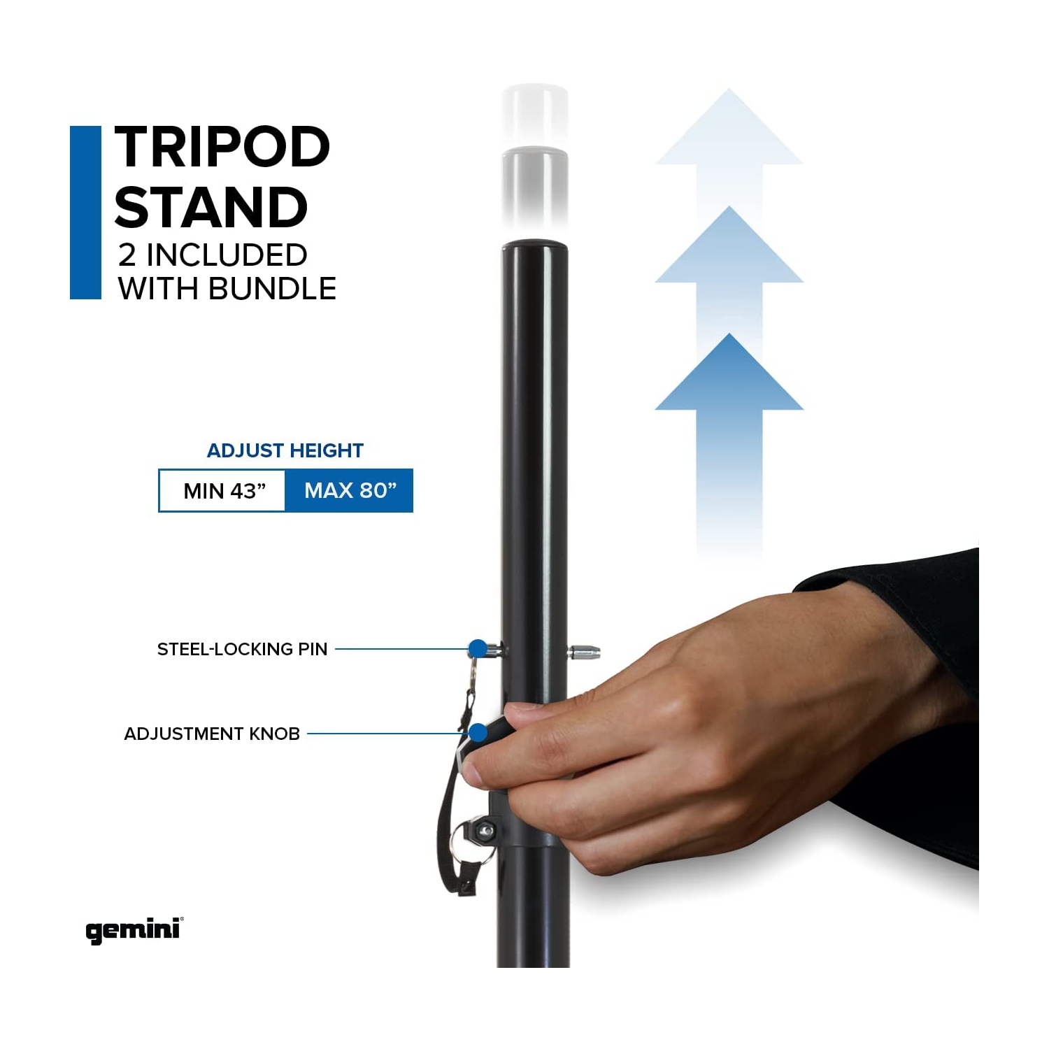 Gemini ES210MXBLUST Portable PA System