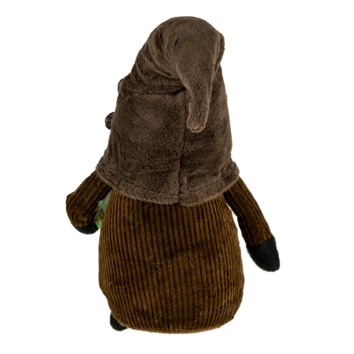 14.5" Brown Coffee Bean Gnome with Coffee Cup