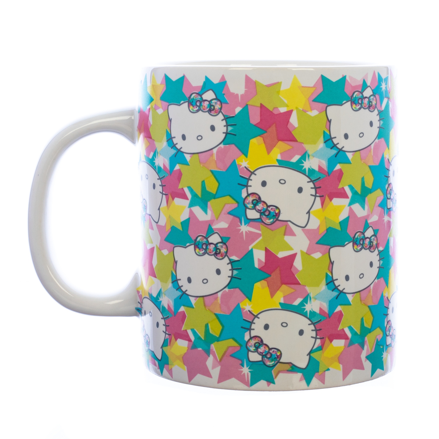 Hello Kitty Multicolour Face 16 Oz Ceramic Mug
