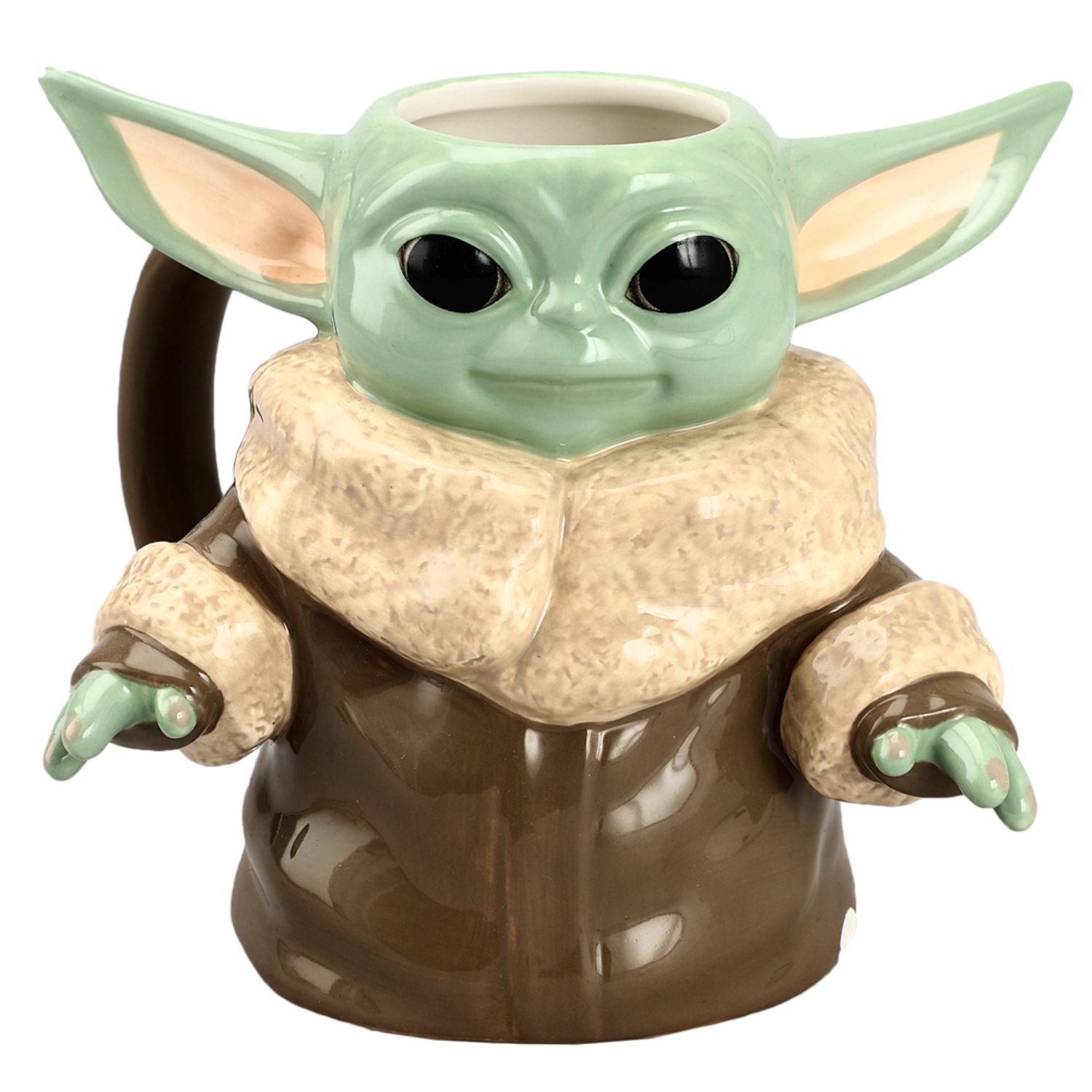 Star Wars The Mandalorian The Child Baby Yoda Grogu Sculpted 20oz Ceramic Mug