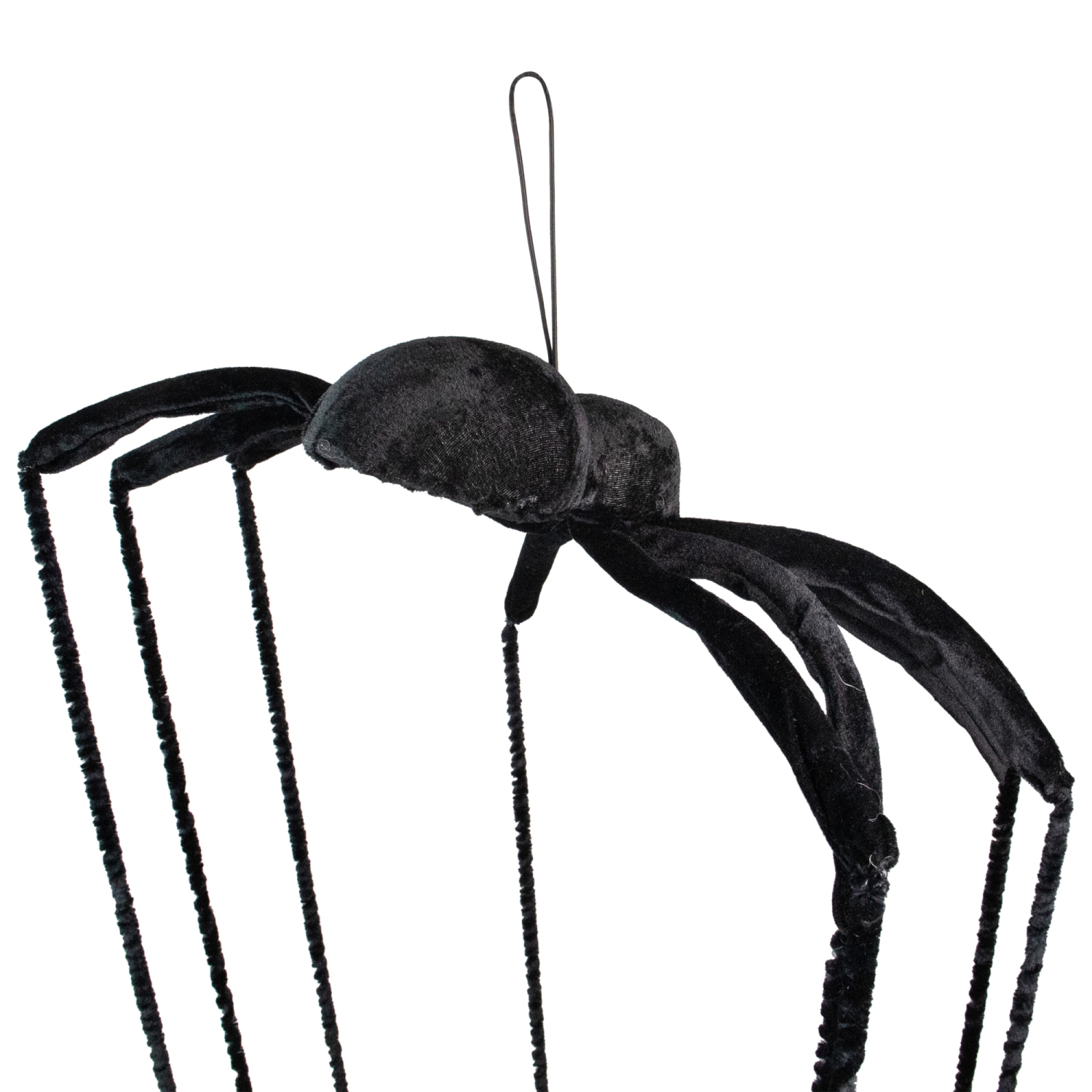 6' Black Long Legged Spider Halloween Decoration