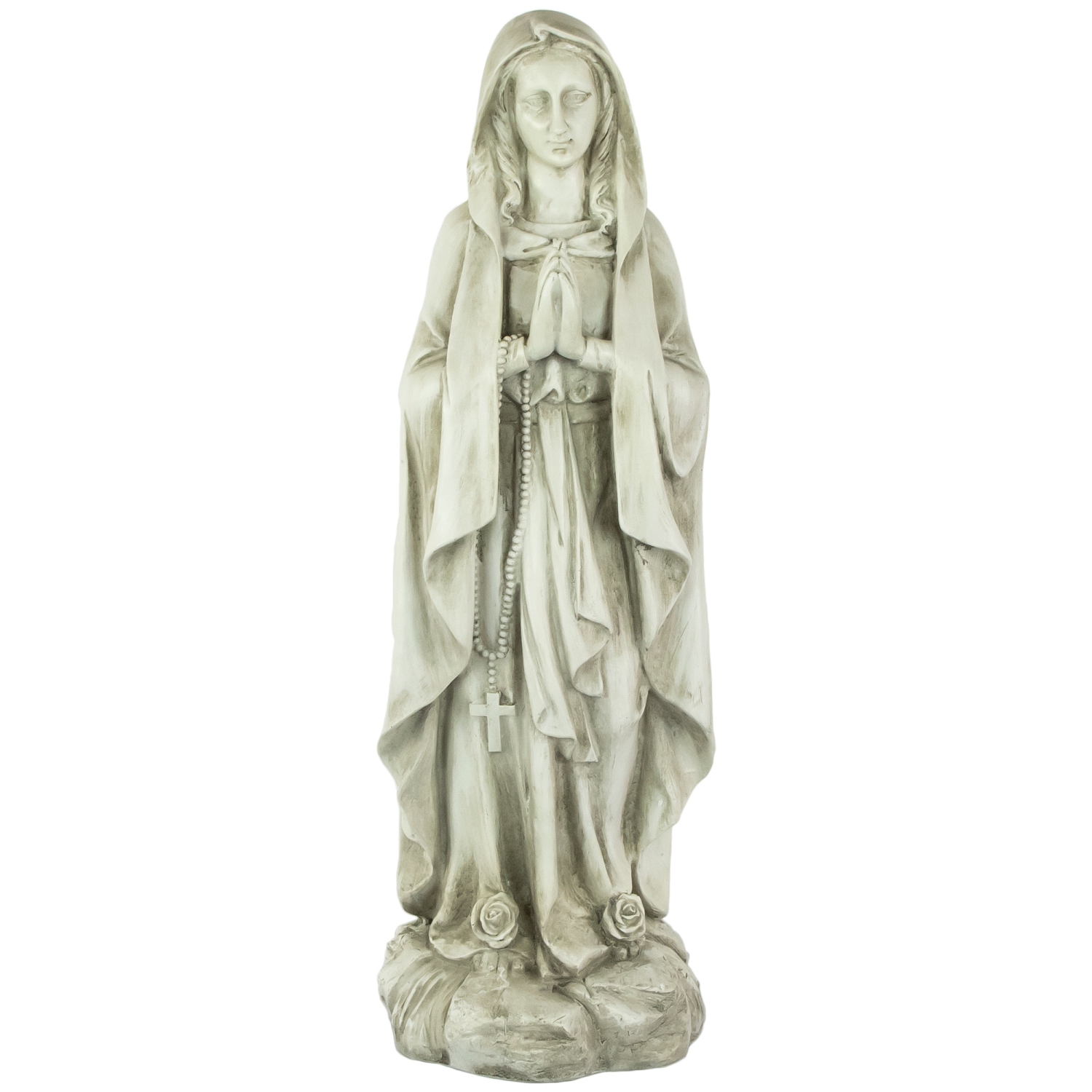 Praying Virgin Mary Outdoor Garden Statue - 27.75"