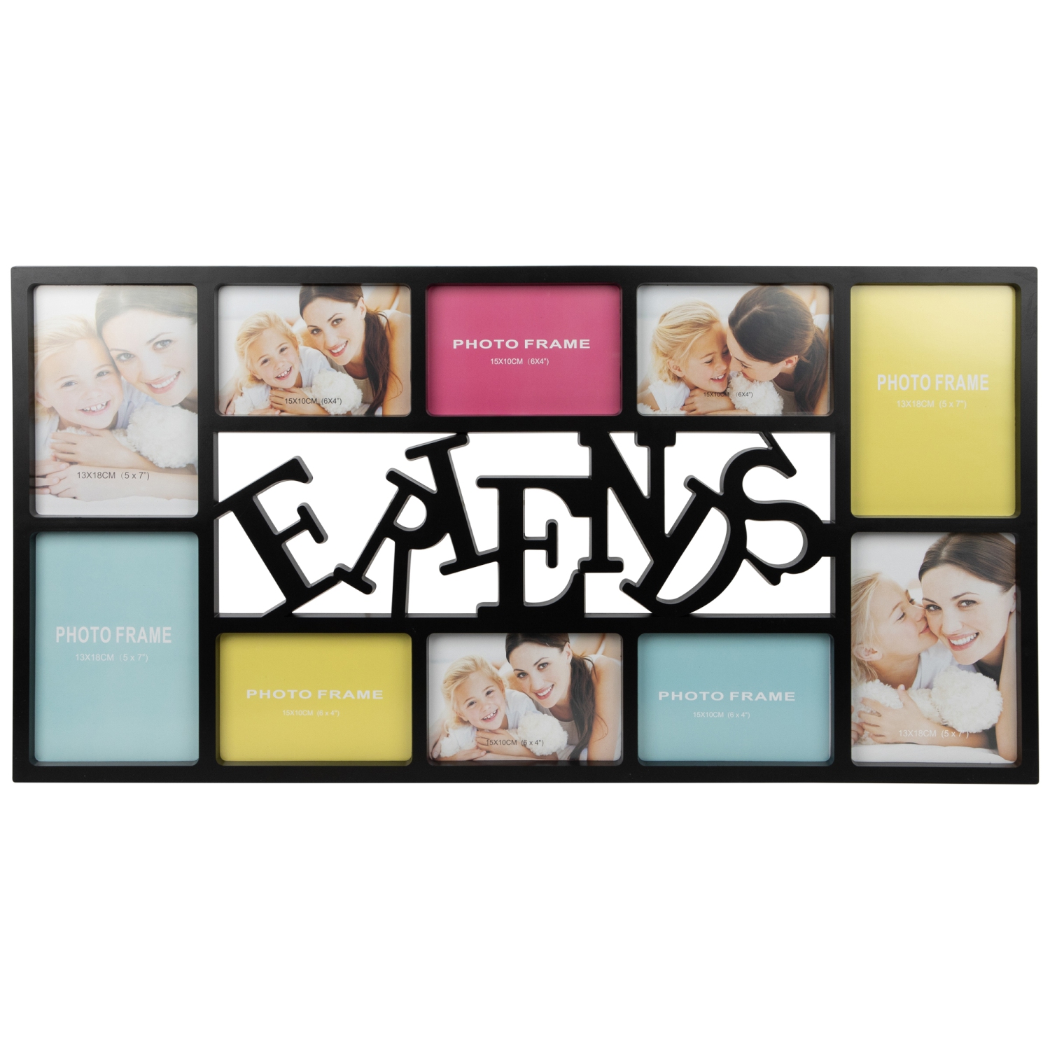 Friends Photo Frame Wall Collage - 28.75 - Black
