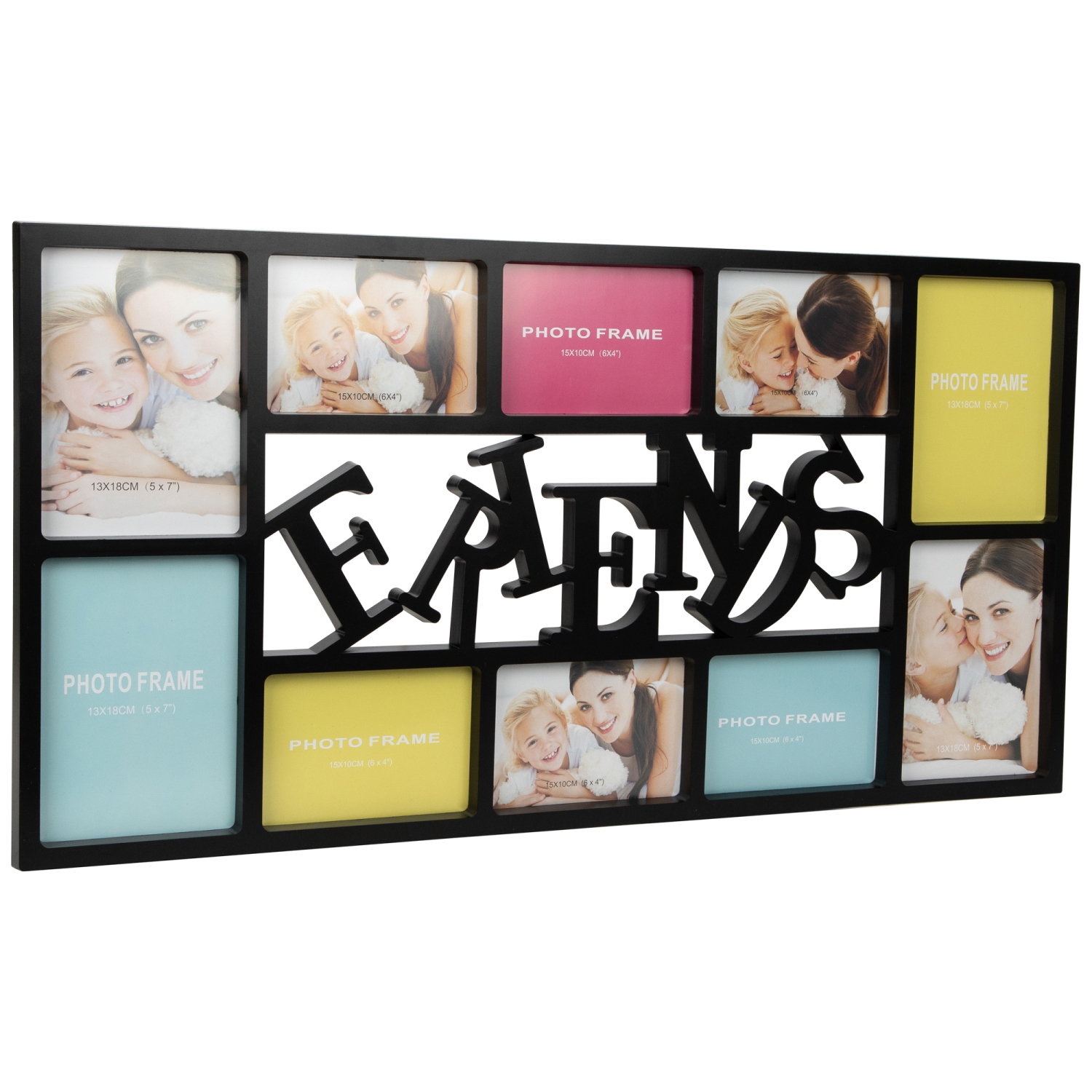 Friends Photo Frame Wall Collage - 28.75 - Black