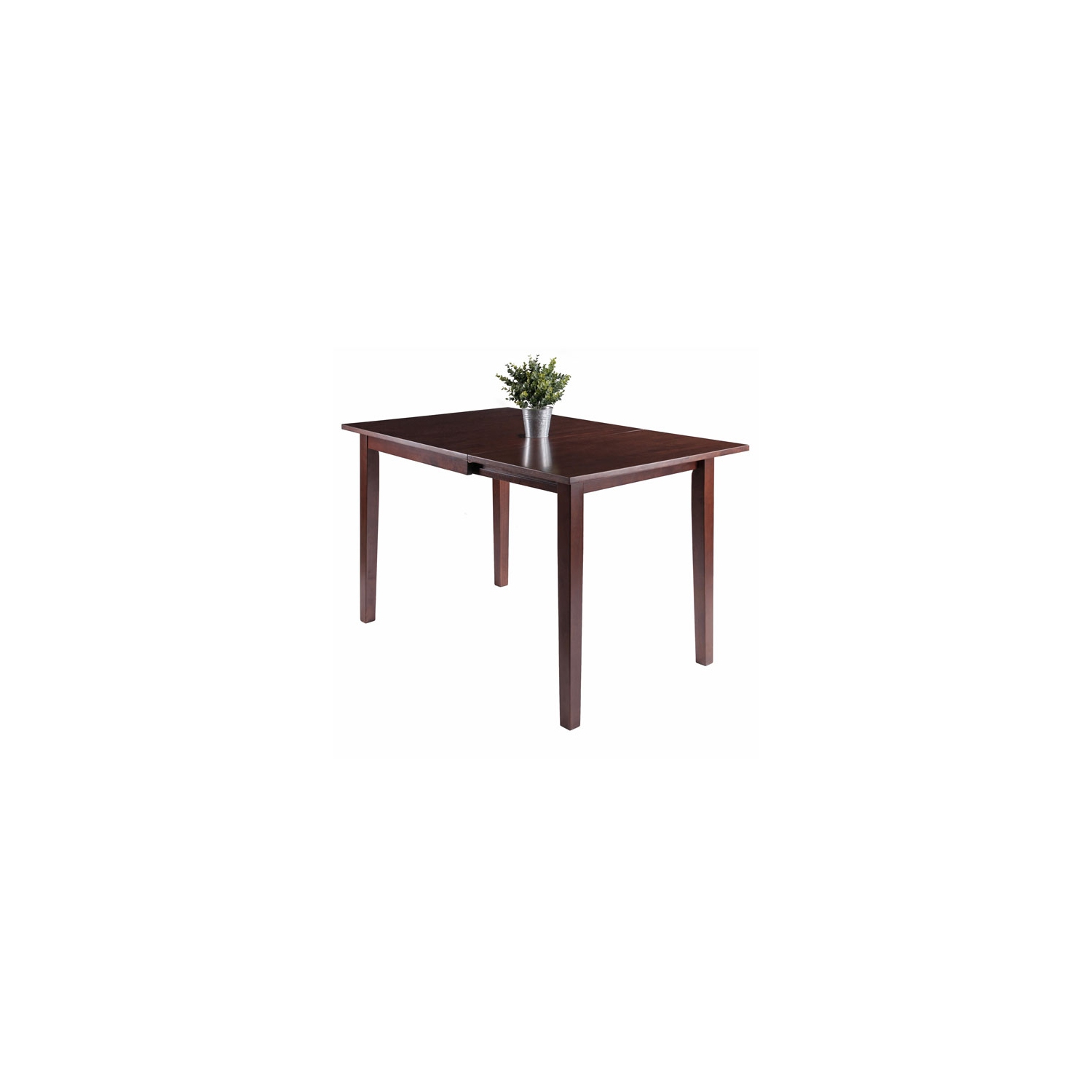 Perrone 3-Pc Drop Leaf Table with Ladder-back Chairs, Walnut