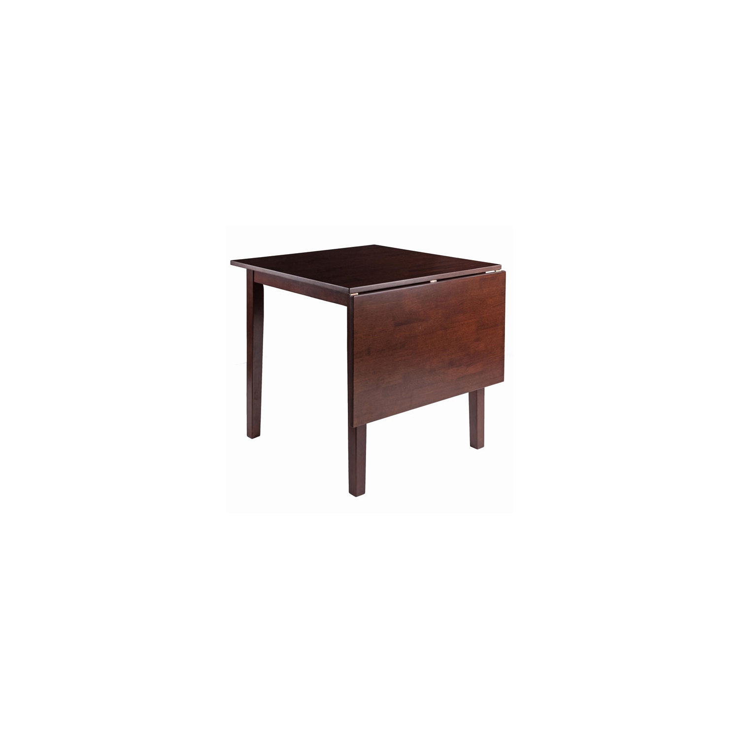 Perrone 3-Pc Drop Leaf Table with Ladder-back Chairs, Walnut