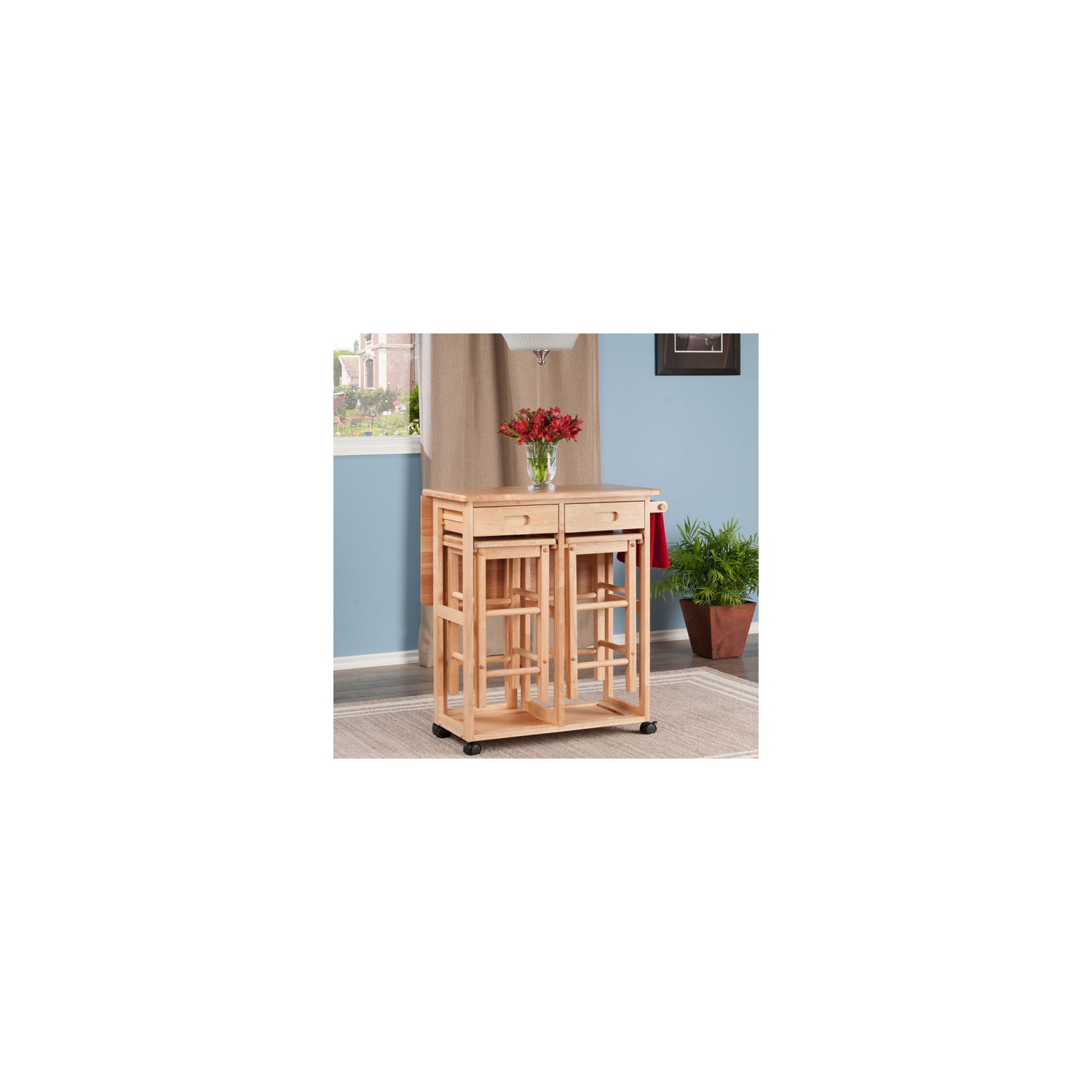 Suzanne 3-Pc Space Saver Set, Natural