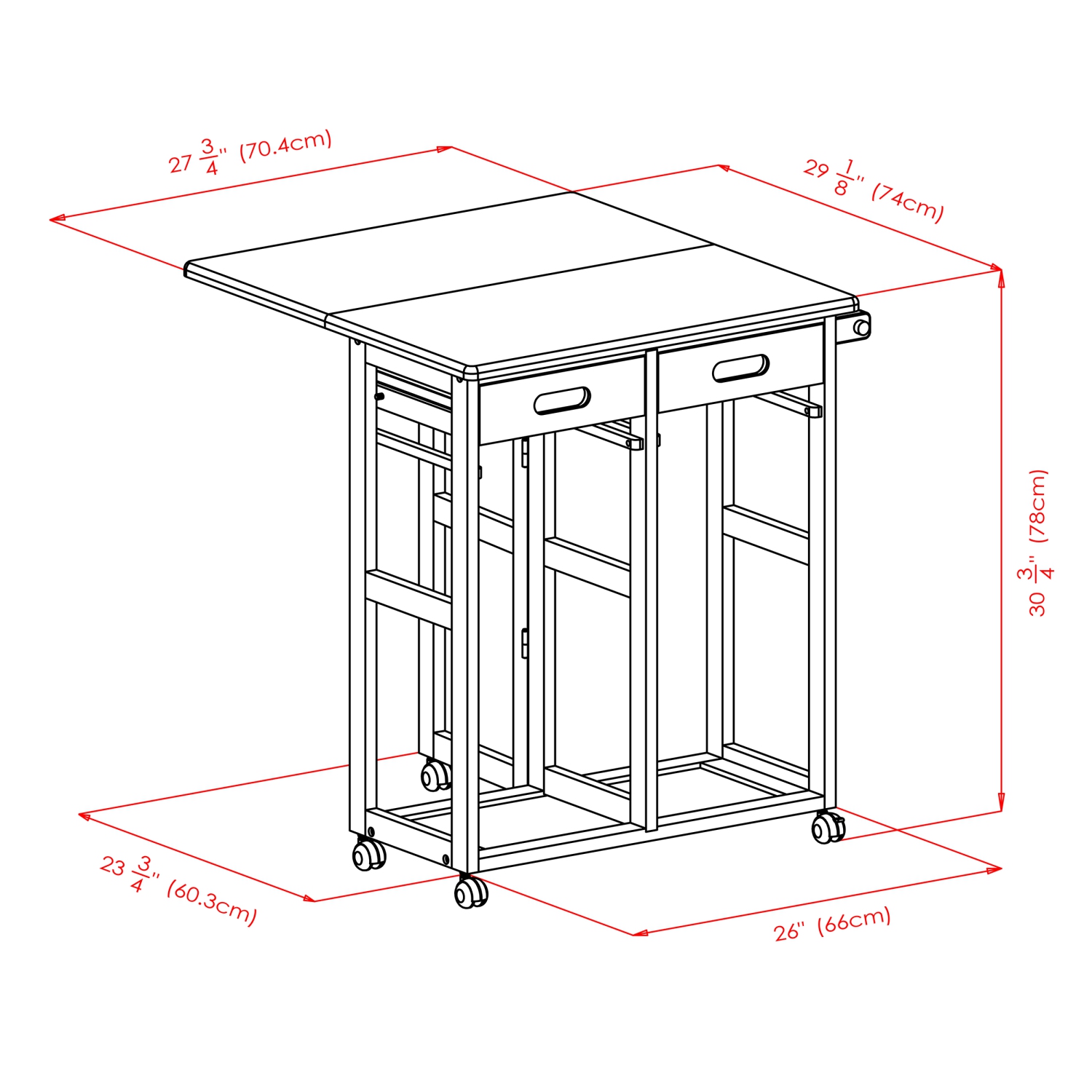 Ensemble compact de 3 pièces avec tabourets dissimulables Suzanne en teck
