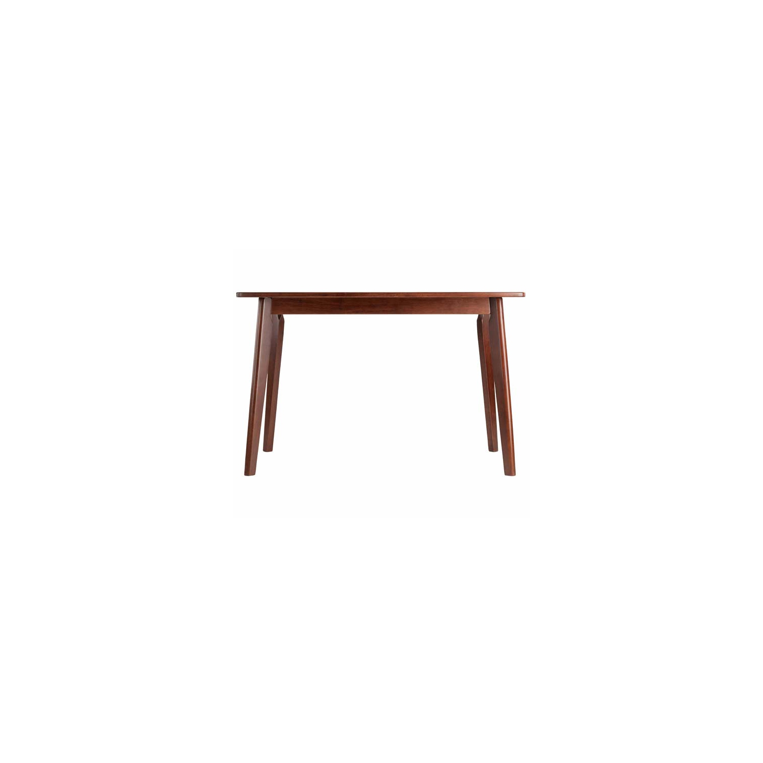 Shaye 3-Pc Set Dining Table with Slat-back Chairs, Walnut