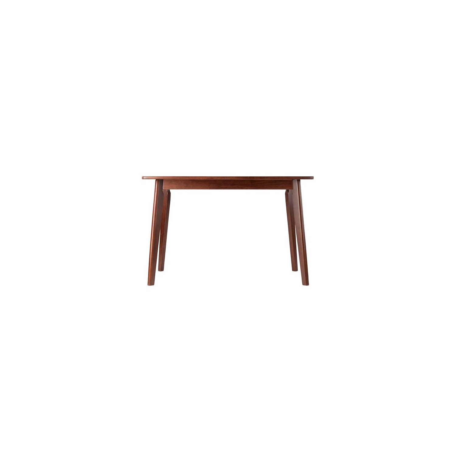 Shaye 3-Pc Set Dining Table with Slat-back Chairs, Walnut