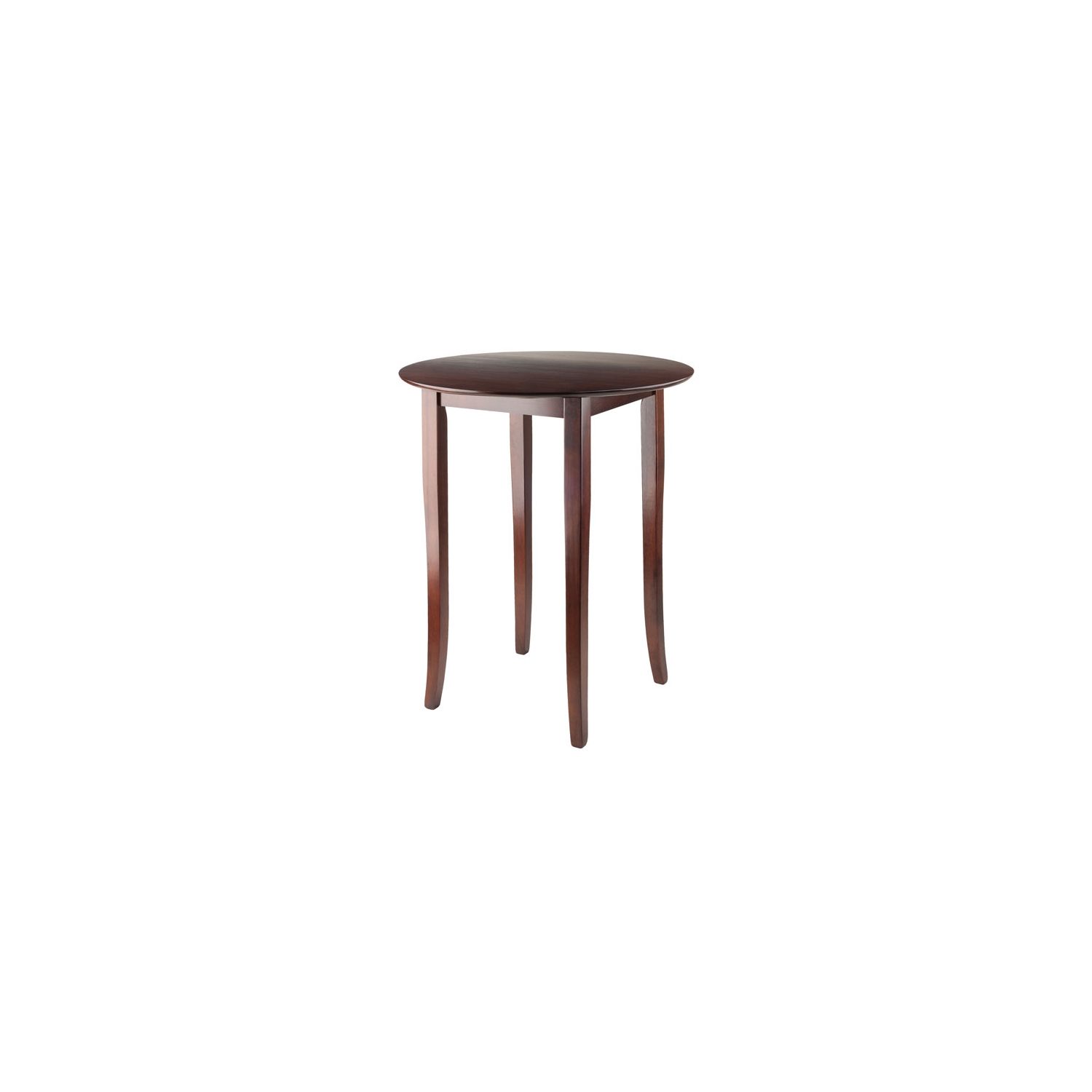 Fiona 3-Pc High Table with V-back Bar Stools, Walnut