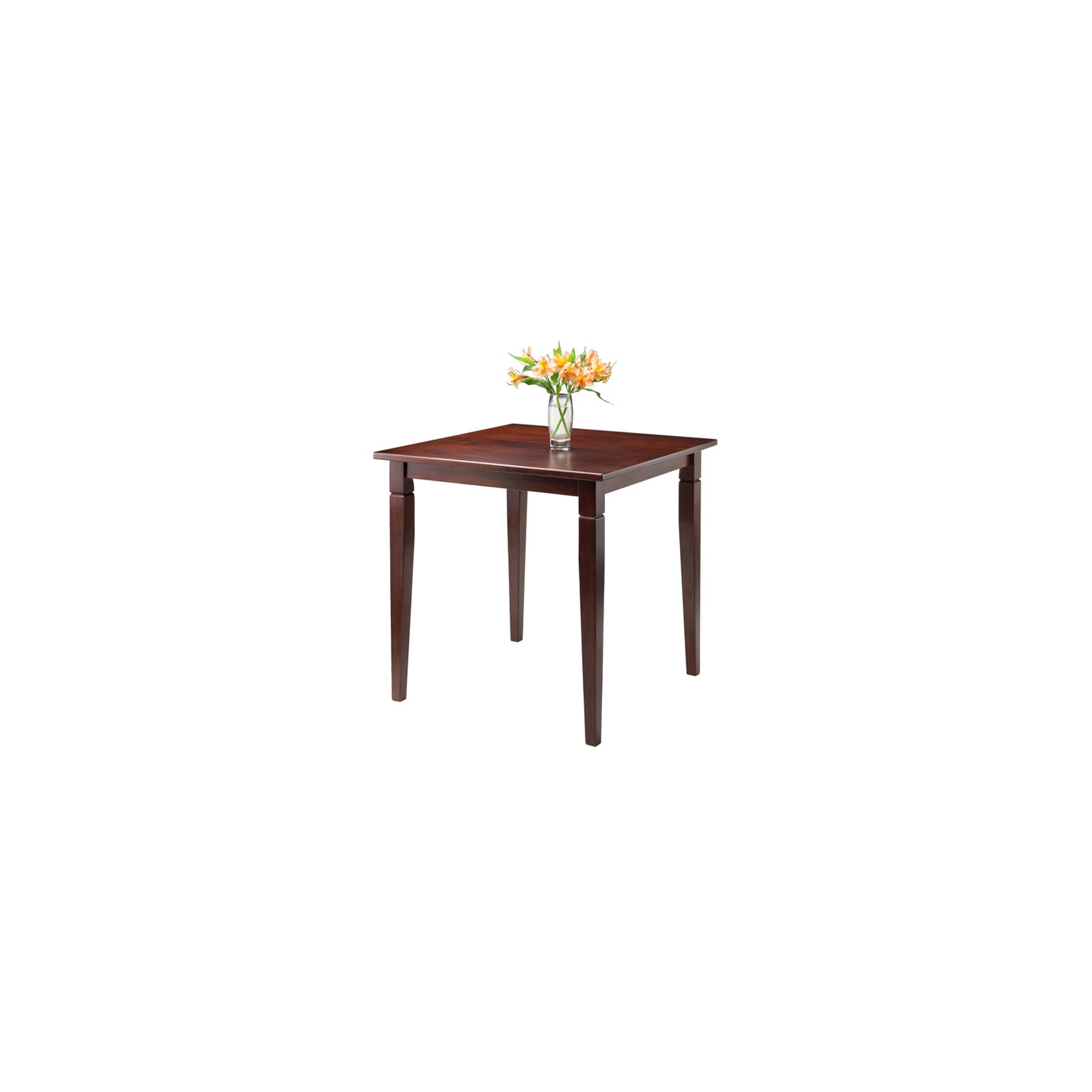 Kingsgate 5-Pc Dining Table with Ladder-back Chairs, Walnut