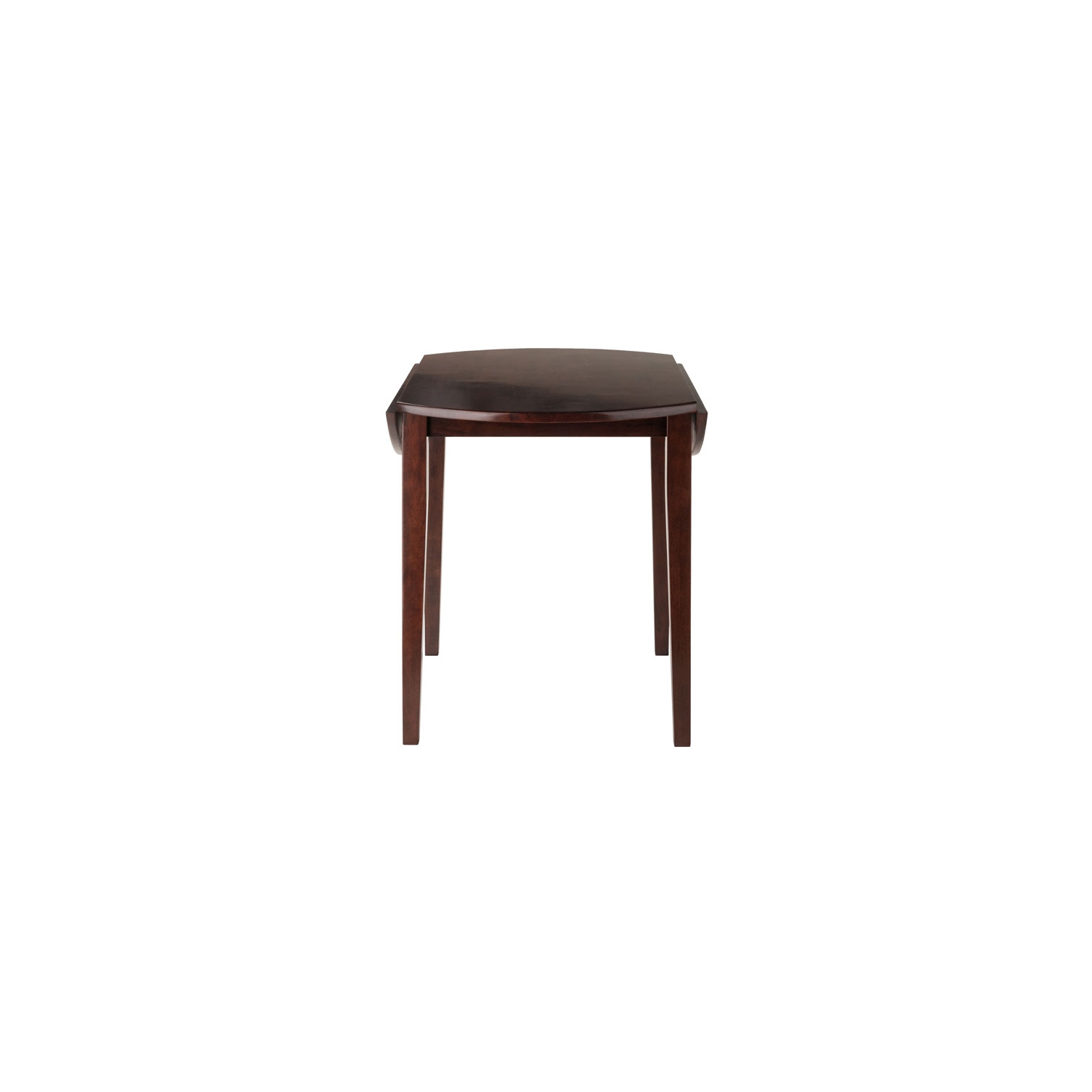 Clayton 3-Pc Drop Leaf Table with Key Hole-backChairs, Walnut