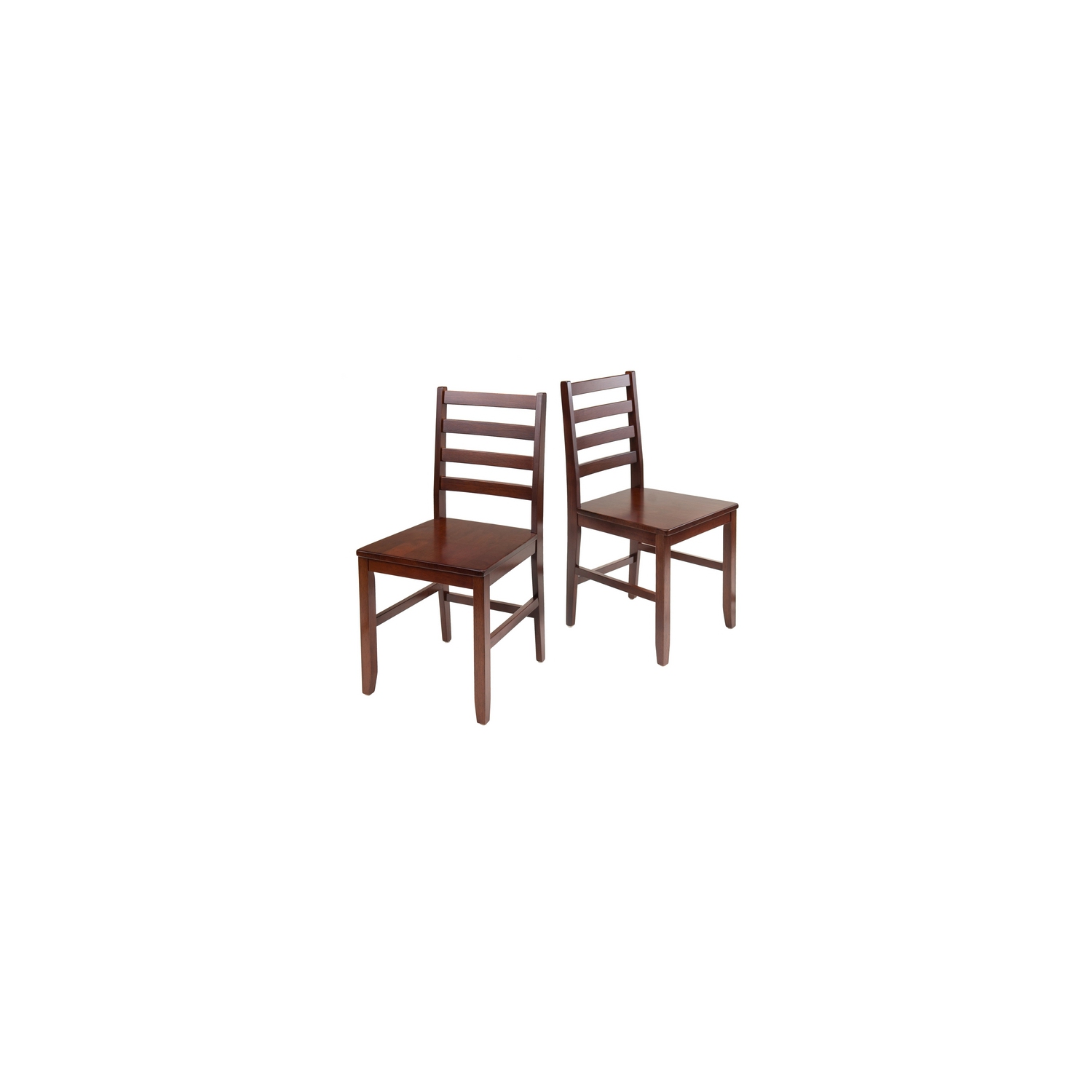 Kingsgate 3-Pc Dinning Table with Ladder-back Chairs, Walnut
