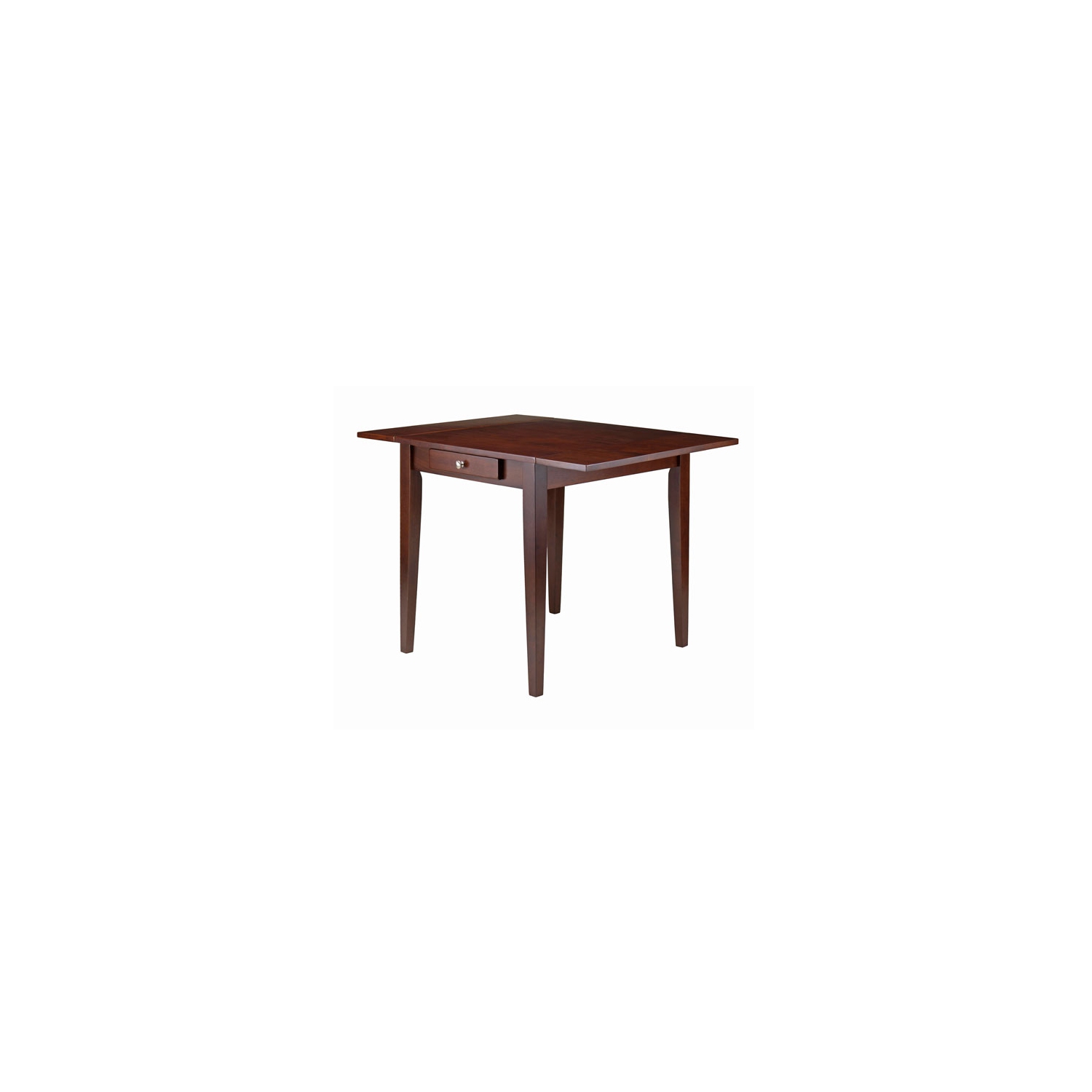 Hamilton 3-Pc Drop Leaf Table with Ladder-back Chairs, Walnut