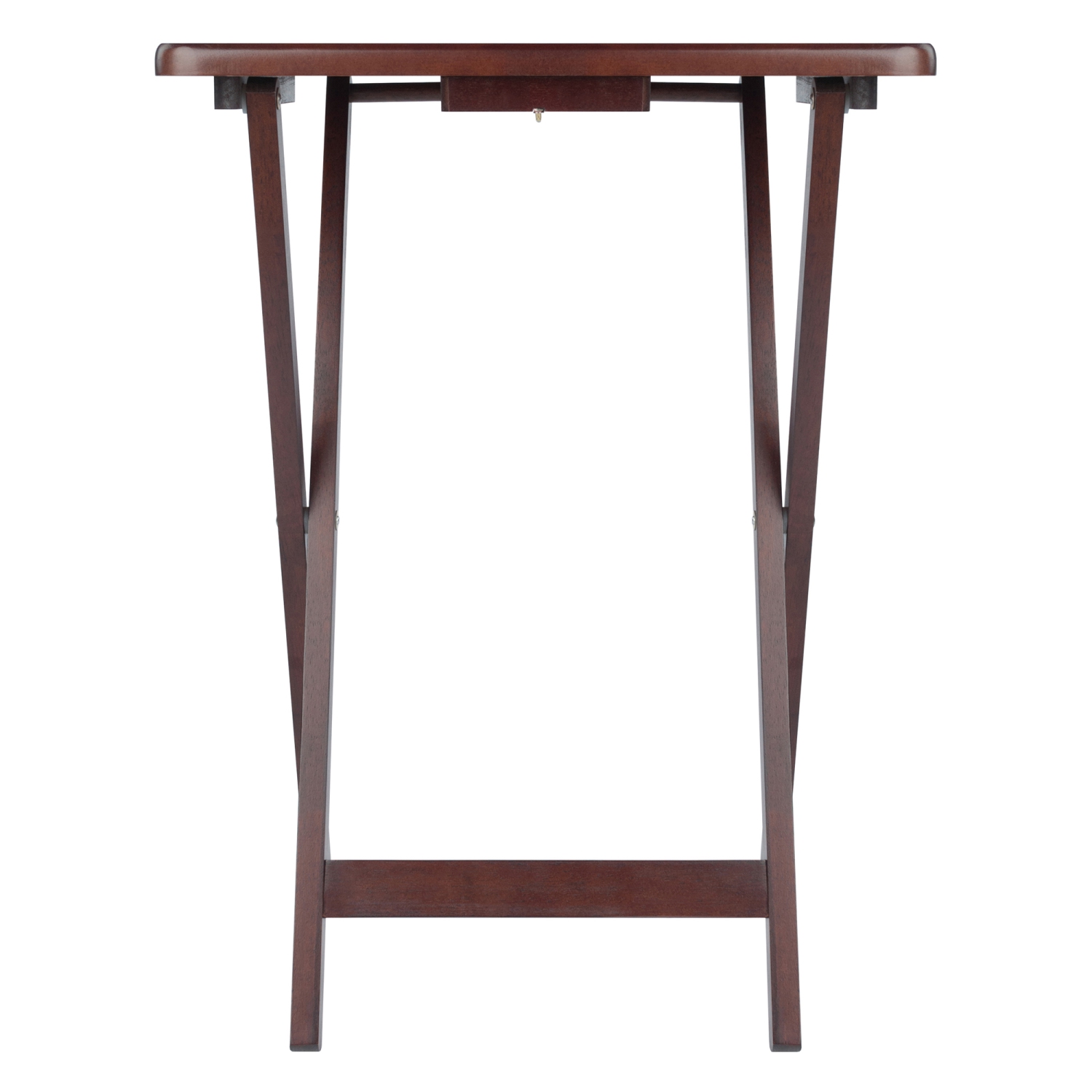 Alex 4-Pc Snack Table Set, Walnut