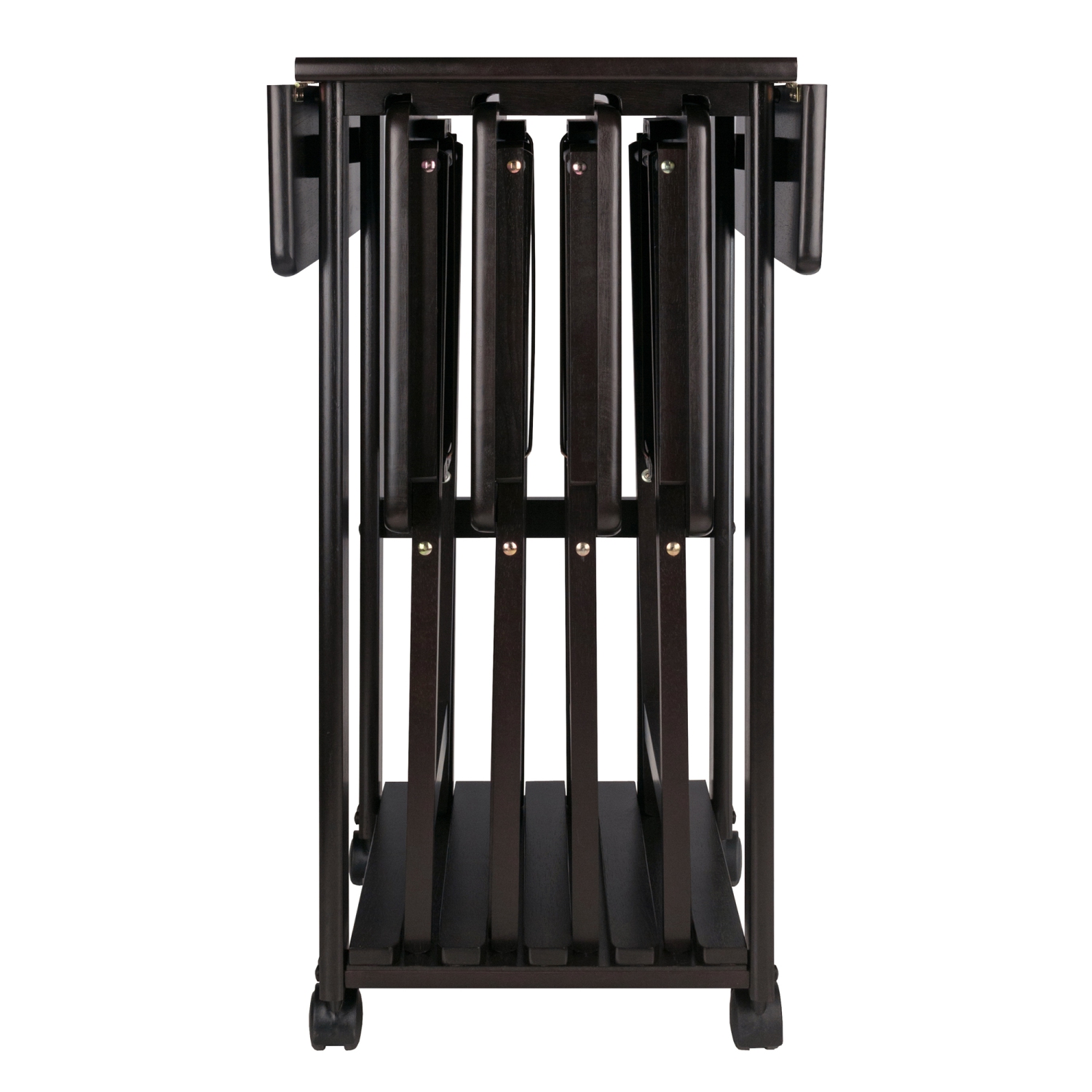 Sophia 5-Pc Snack Table Set, Drop Leaf Top, Coffee