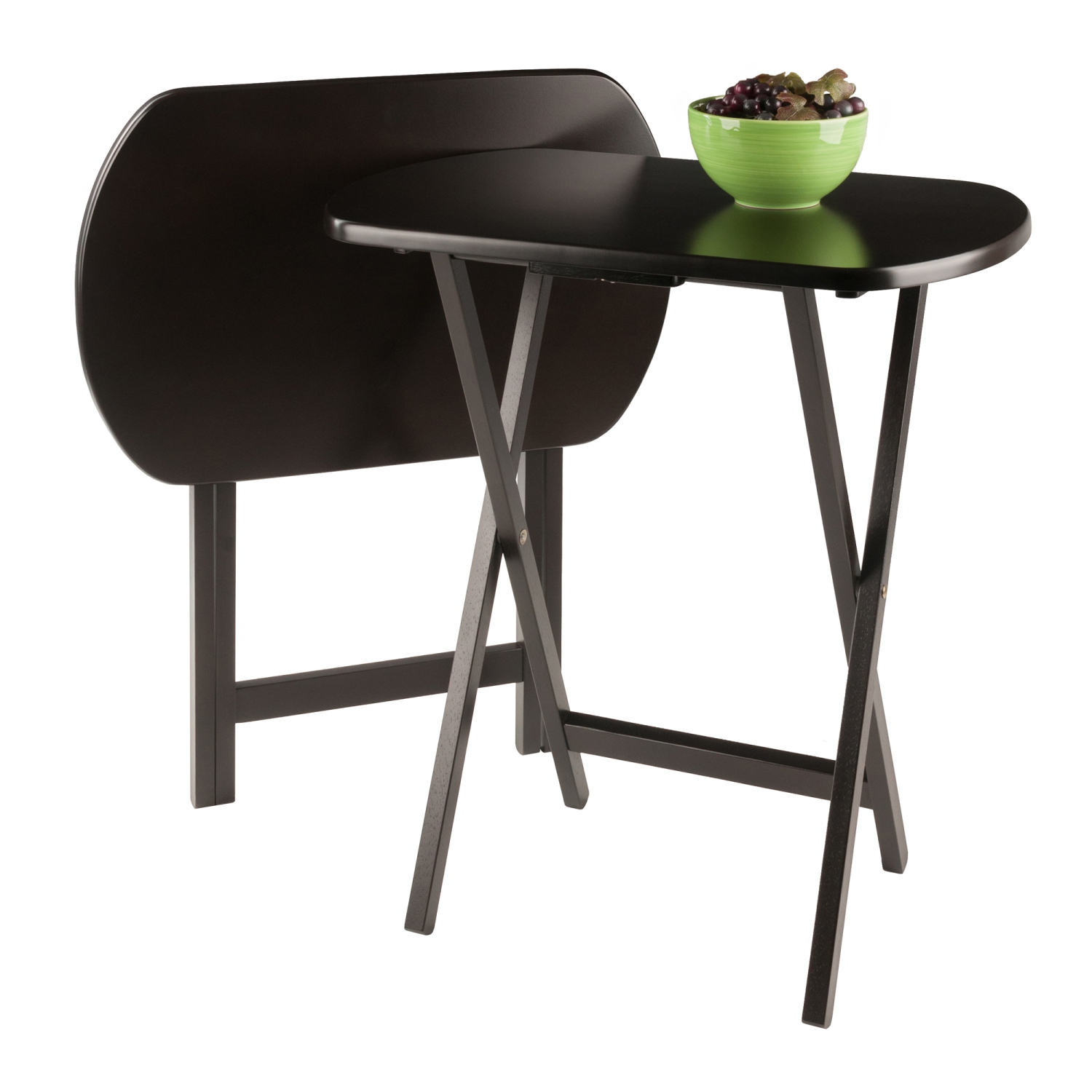 Cade 2-Pc Oversize Snack Table Set, Coffee