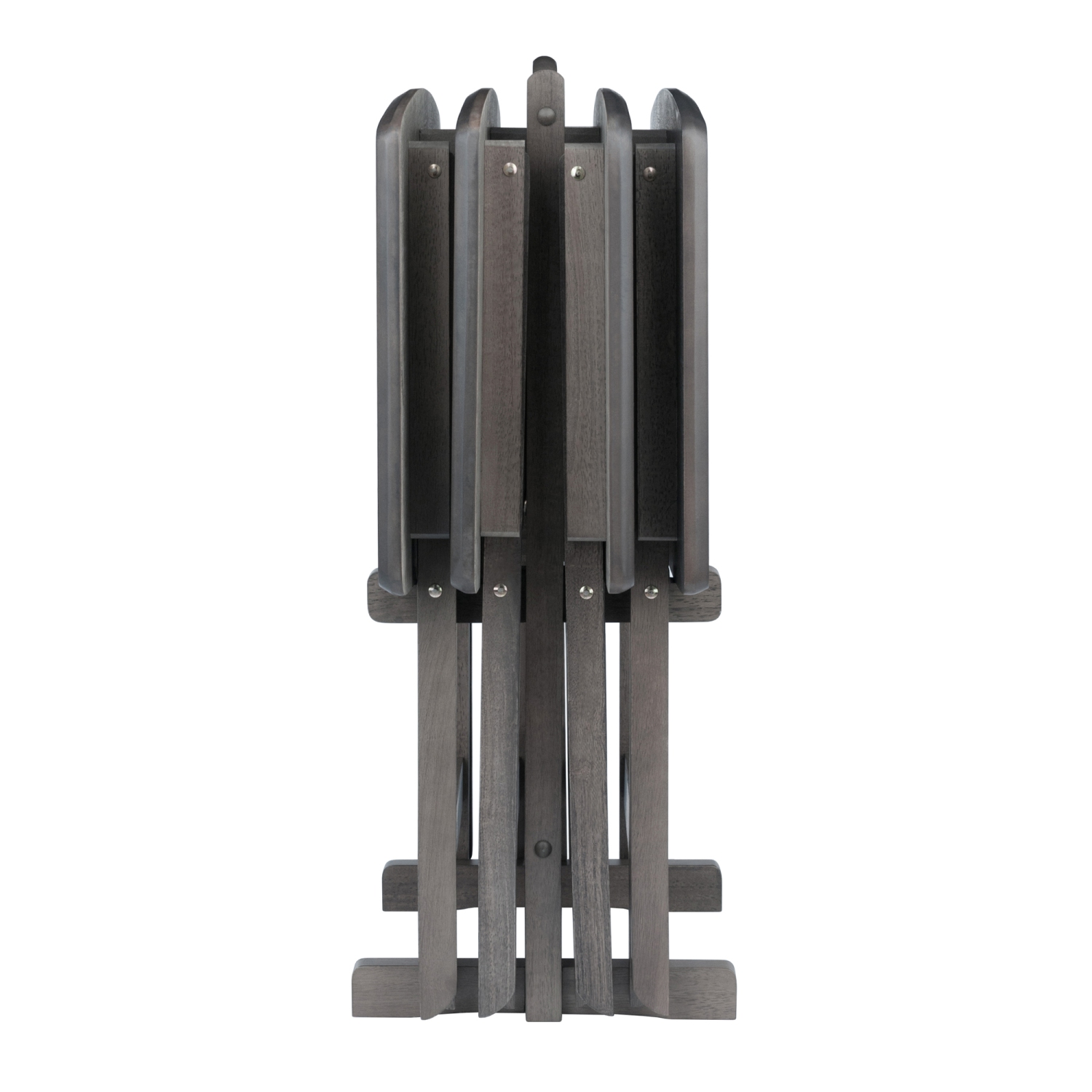 Dorian – Ensemble de 5 tables à collation, gris huître