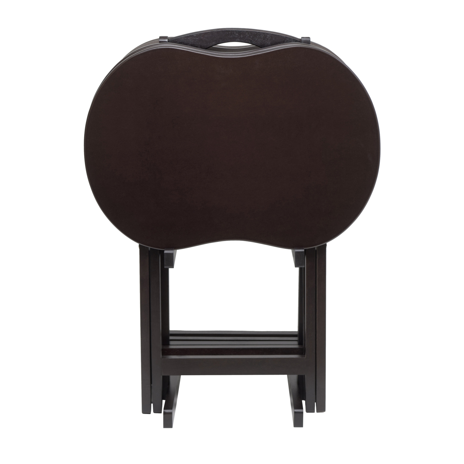 Skippy 5-Pc Snack Table Set, Peanut Top, Espresso