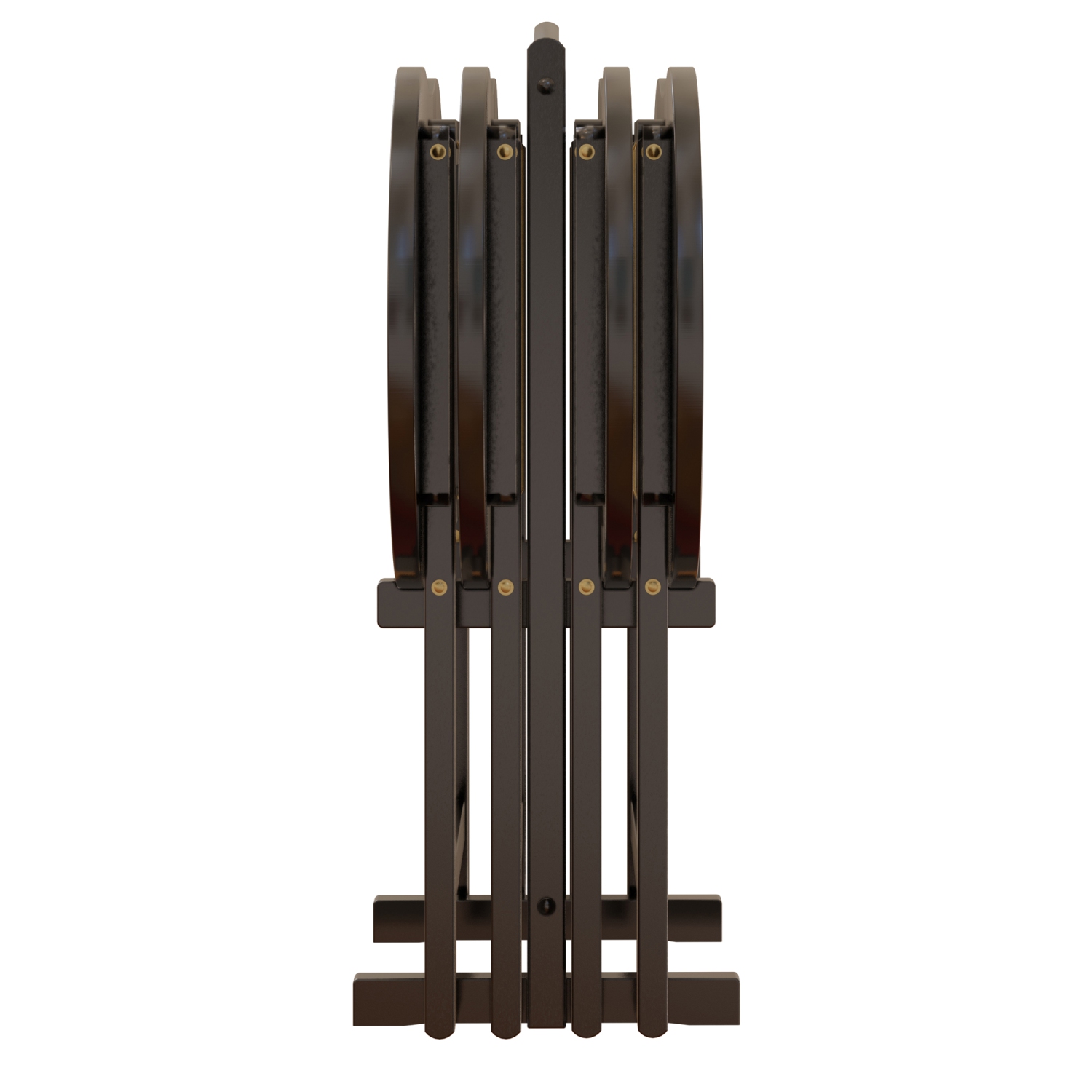 Skippy 5-Pc Snack Table Set, Peanut Top, Espresso