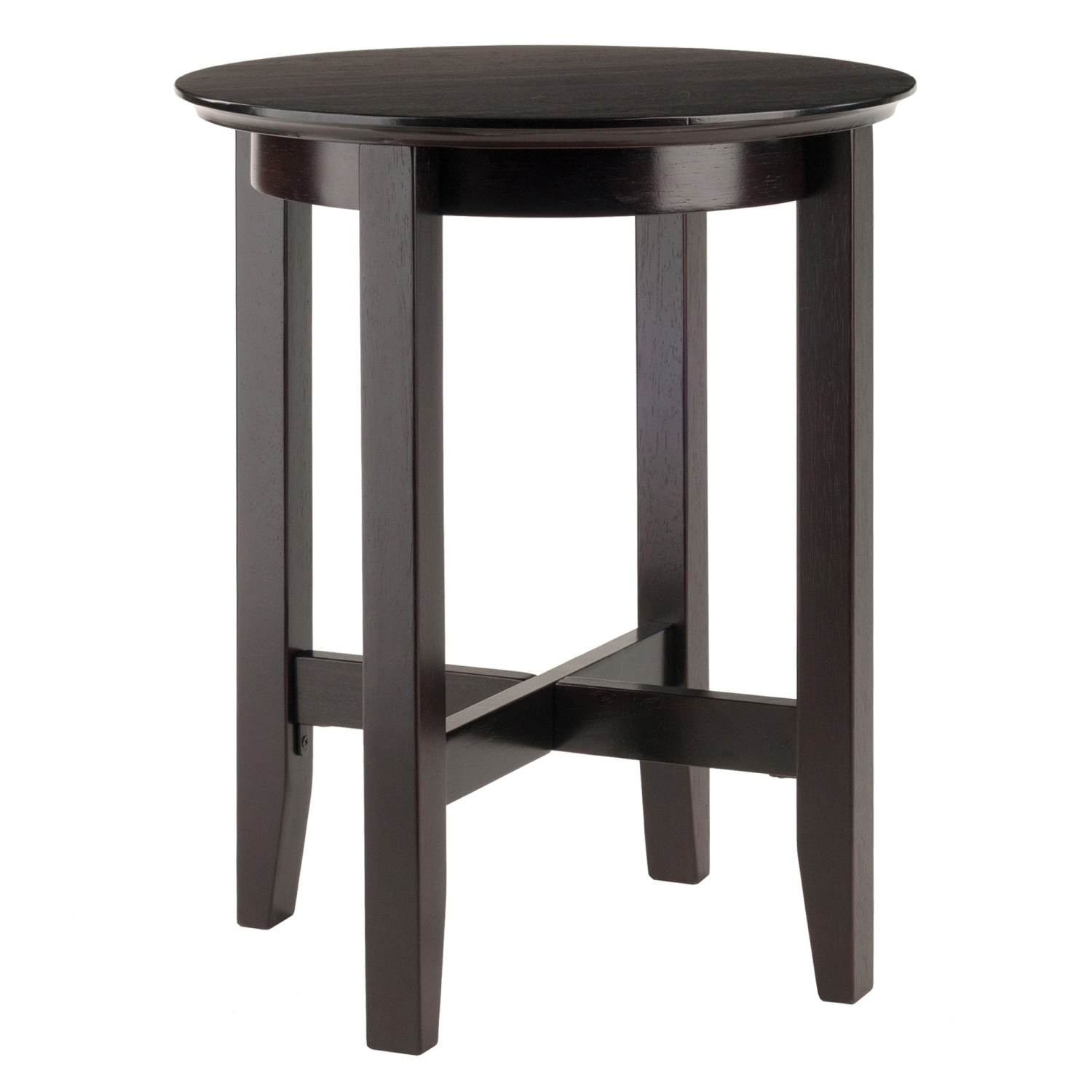 Table d’appoint ronde Toby, espresso