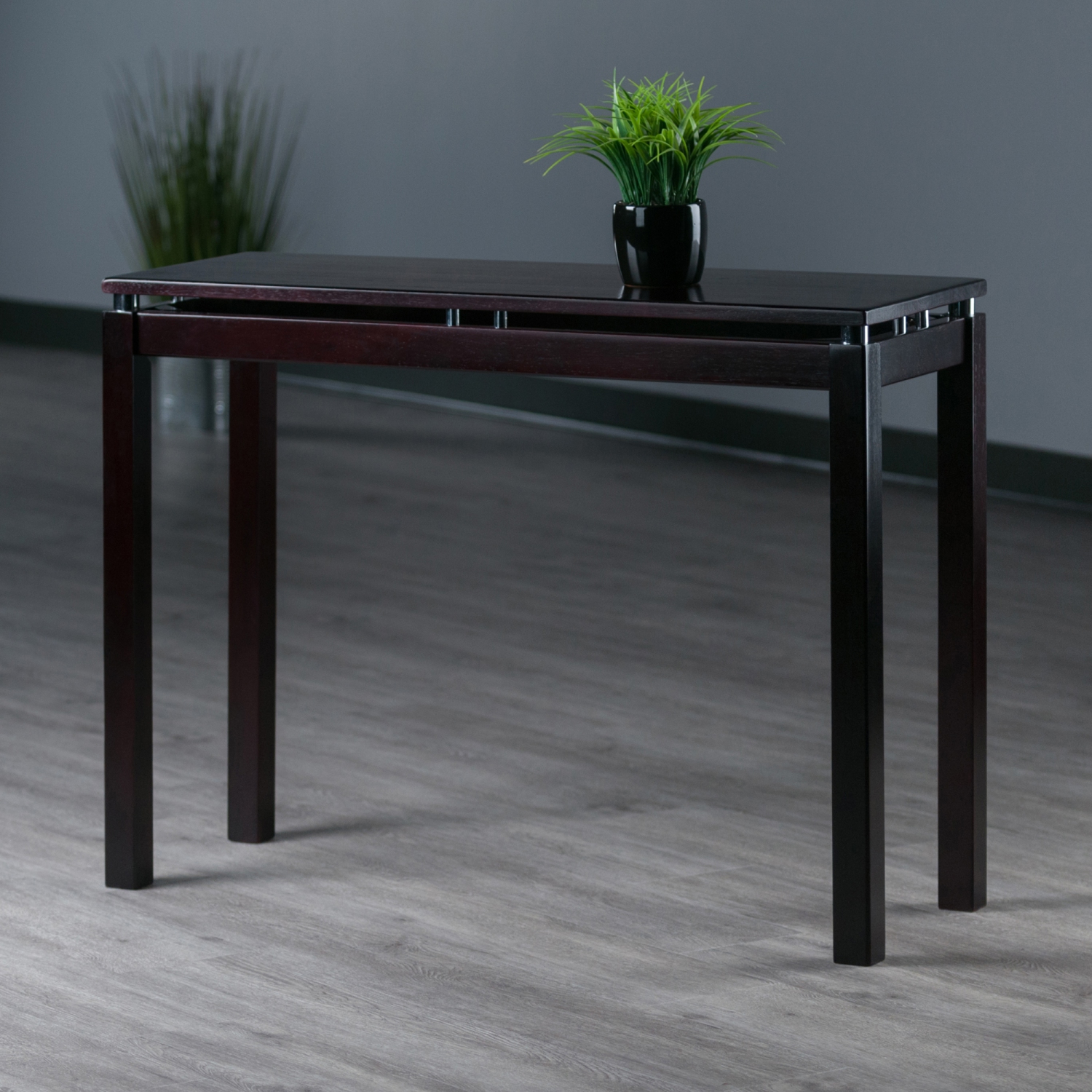 Table console Linea, espresso