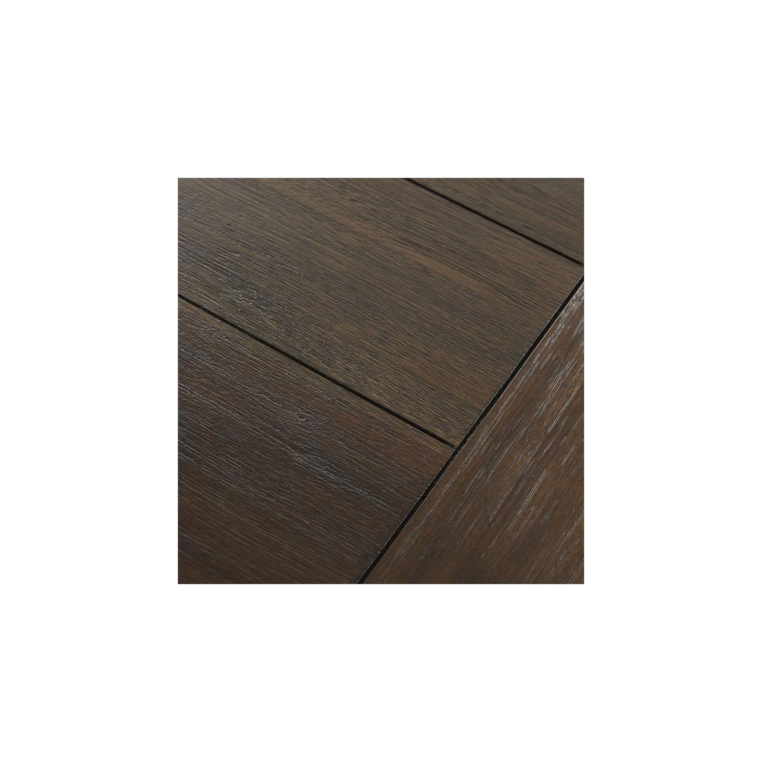 Ensemble de 4 pièces avec sofa-bar deux tons ivoire vieilli et bois moka Joanna