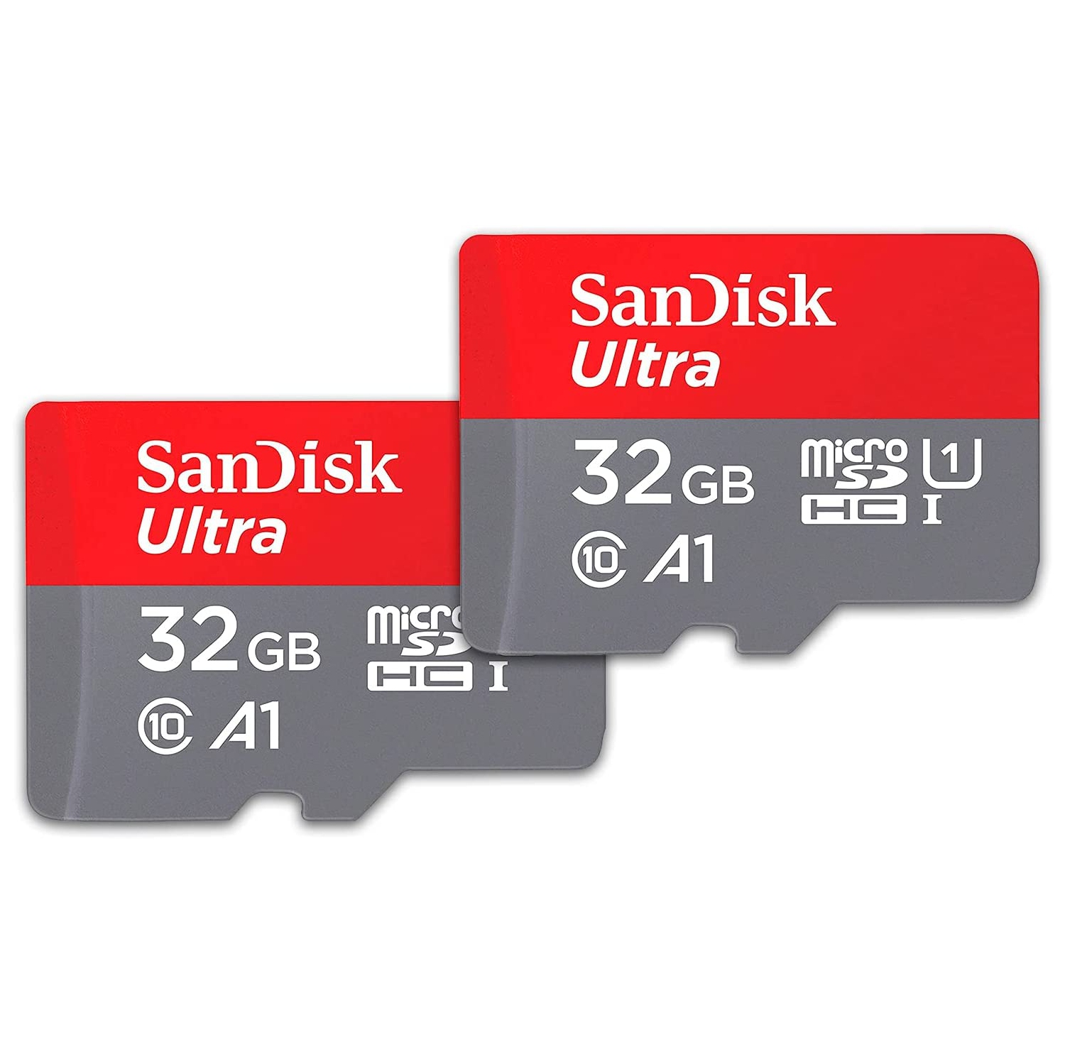 32GB 2-Pack Ultra microSDHC UHS-I Memory Card - SDSQUA4-032G-GN6MT