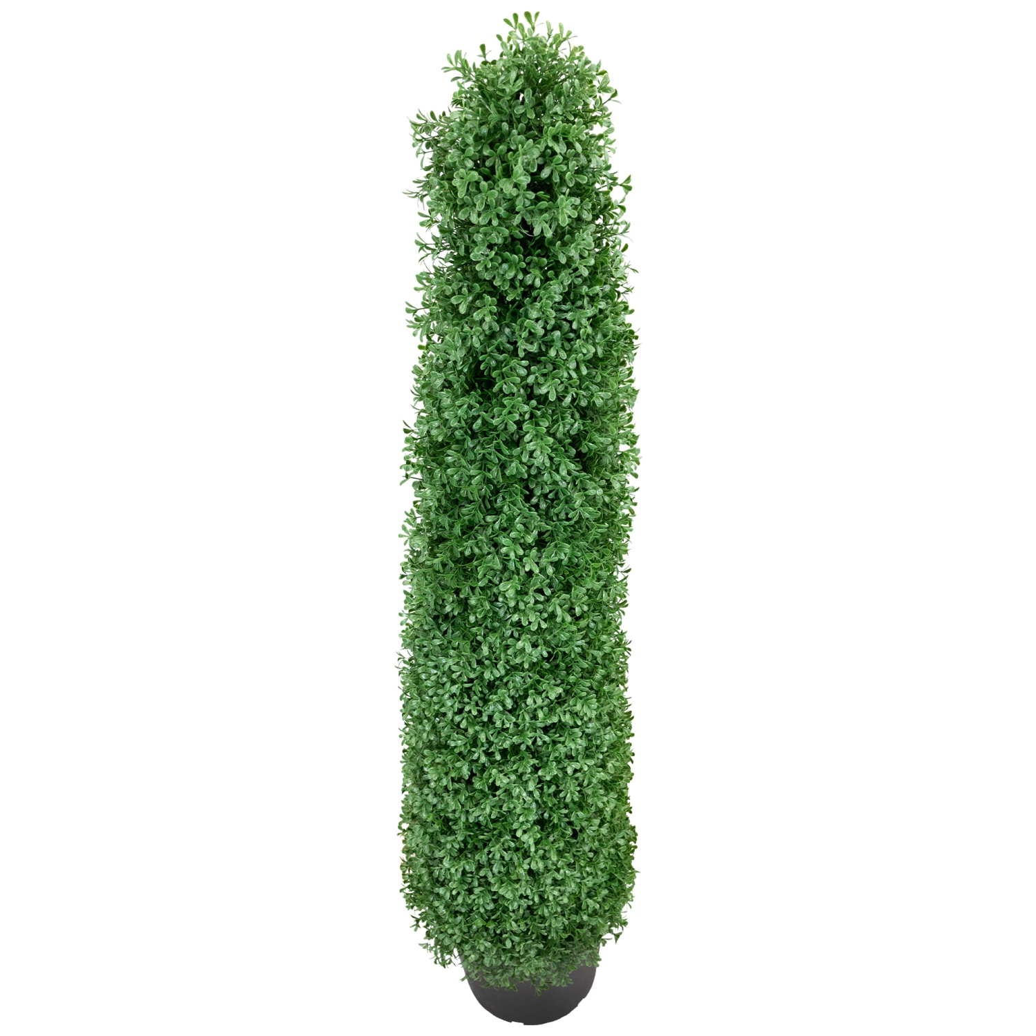 Boxwood Cone Topiary Artificial Tree in Pot - 4'