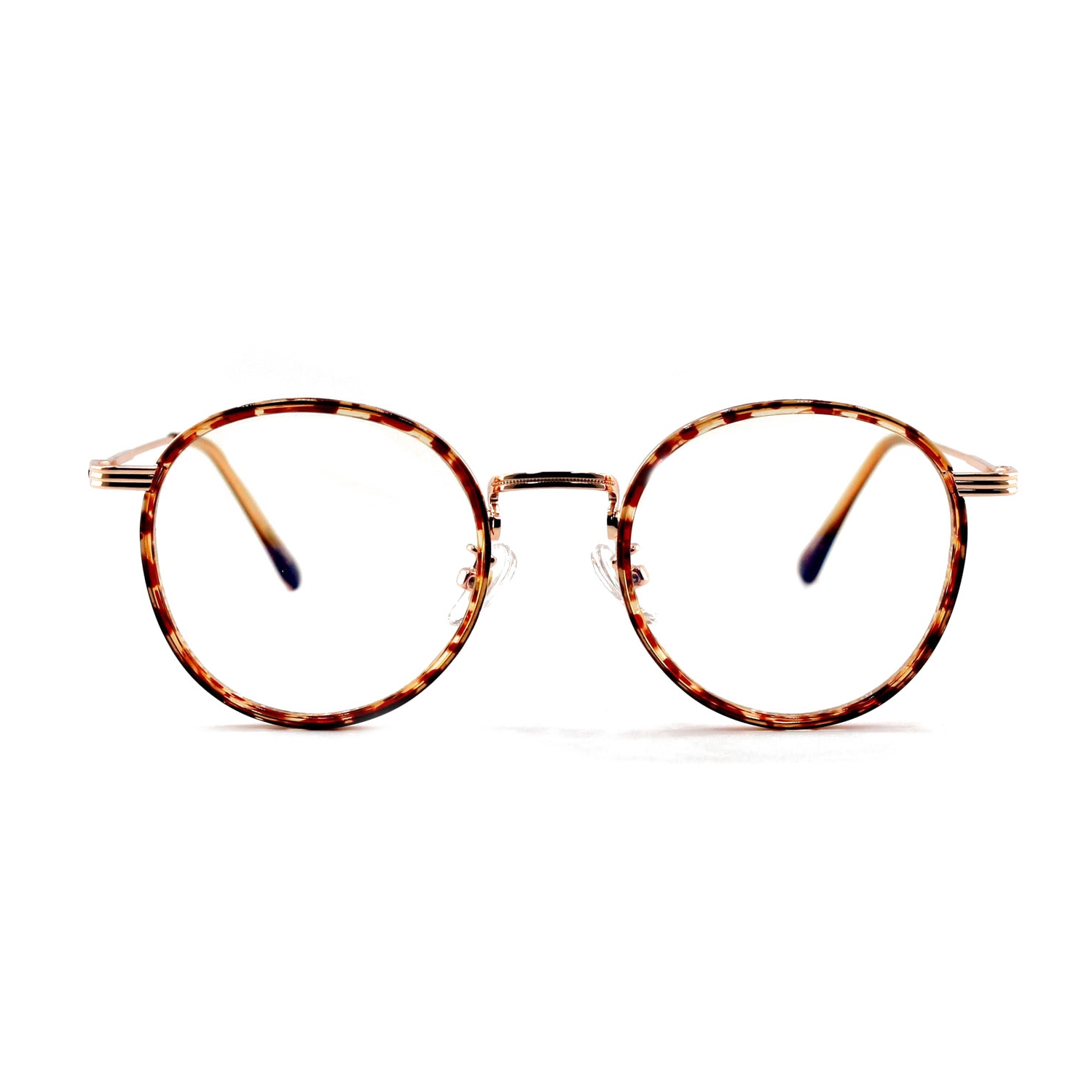 Ottika Care - Blue Light Blocking Glasses - Adult | Model 2016 | Gold-Demi Brown