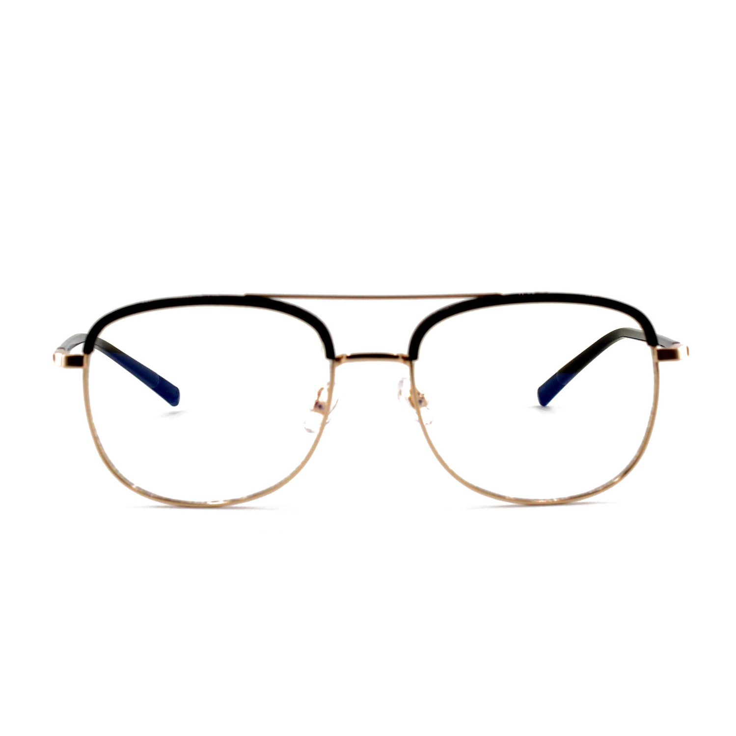 Ottika Care - Blue Light Blocking Glasses - Adult | M2210 | Gold - Black