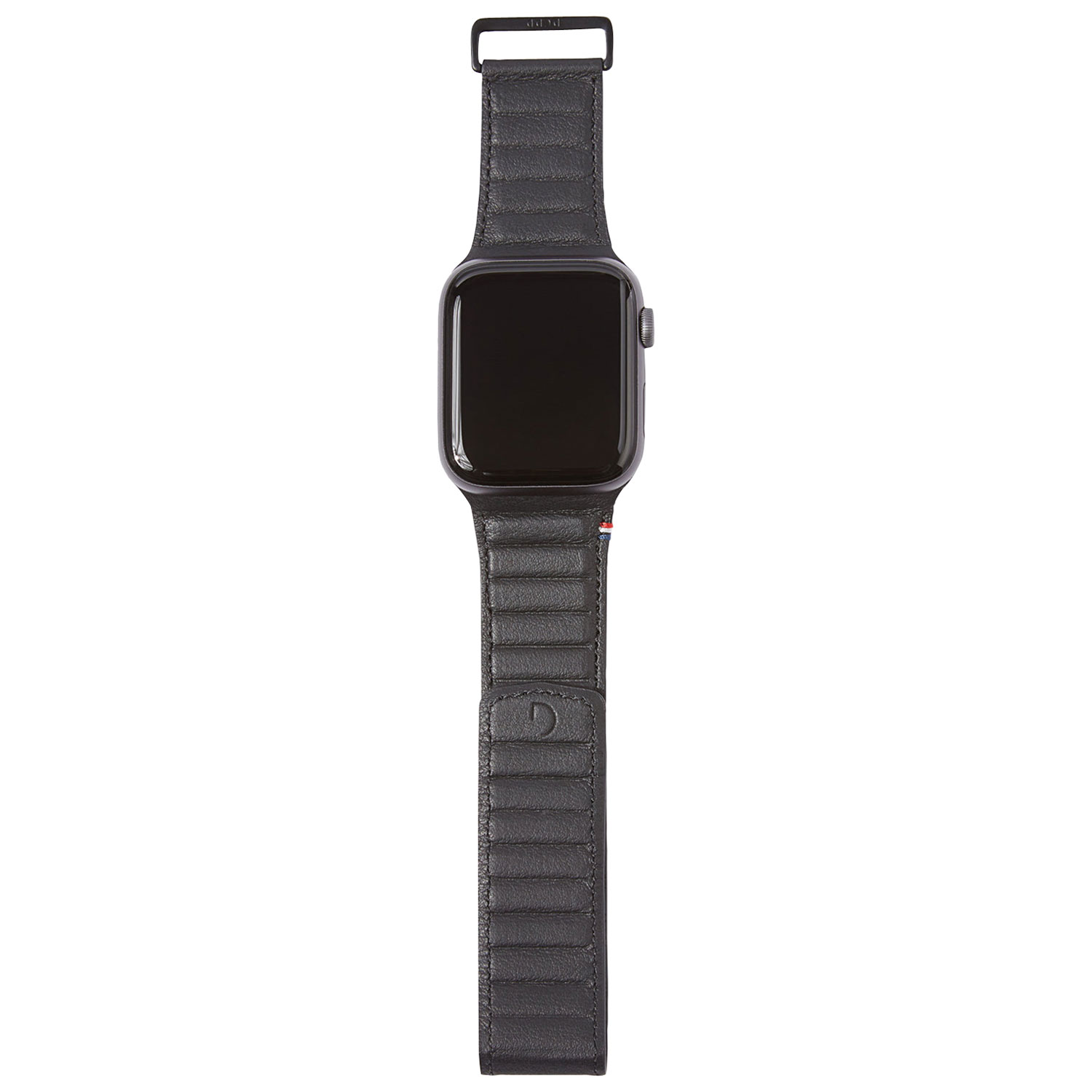 Decoded Leather Strap for Apple Watch 42mm/44mm/45mm - Black