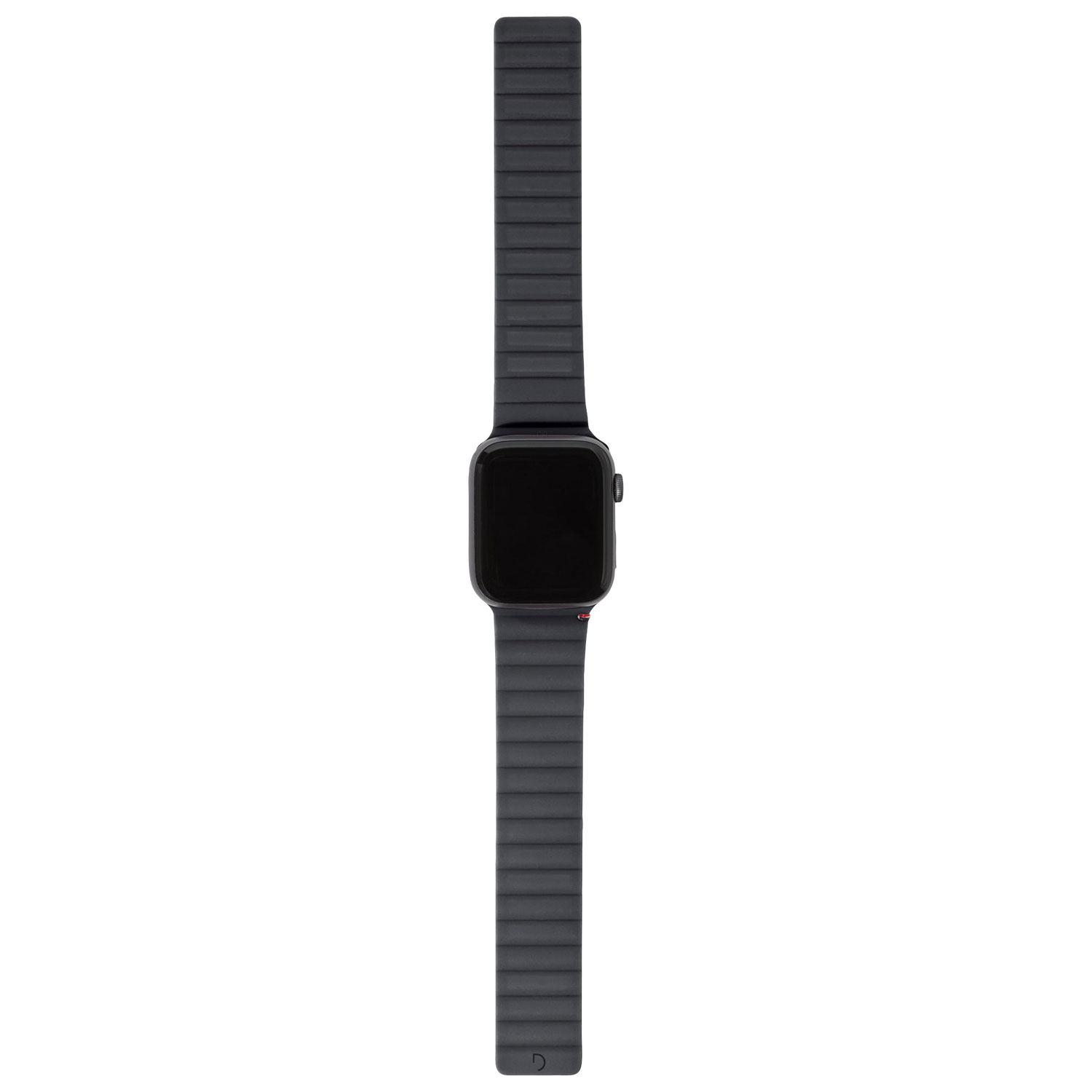 Decoded Silicone Band for Apple Watch 42mm/44mm/45mm - Charcoal