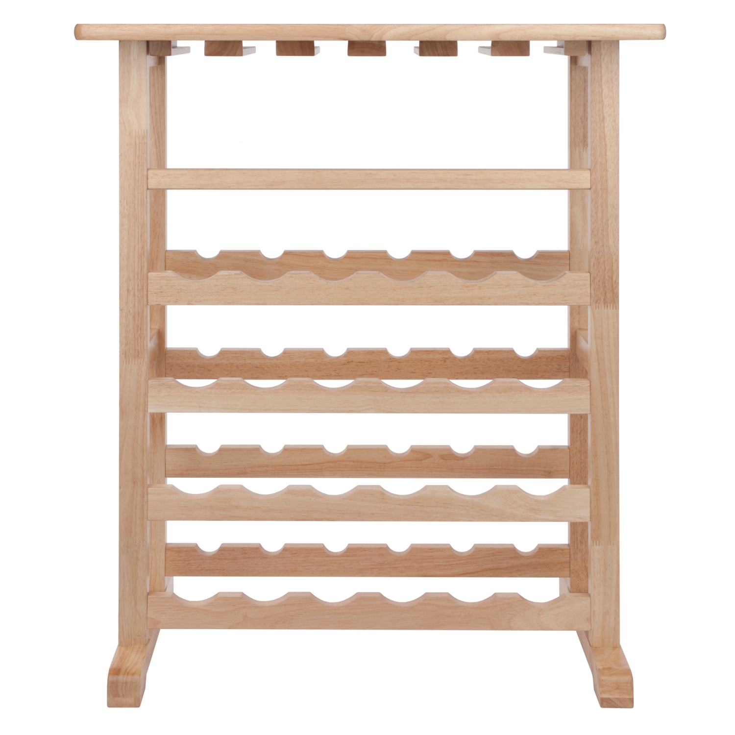 Porte-bouteilles Vinny pour 24 bouteilles de vin, naturel