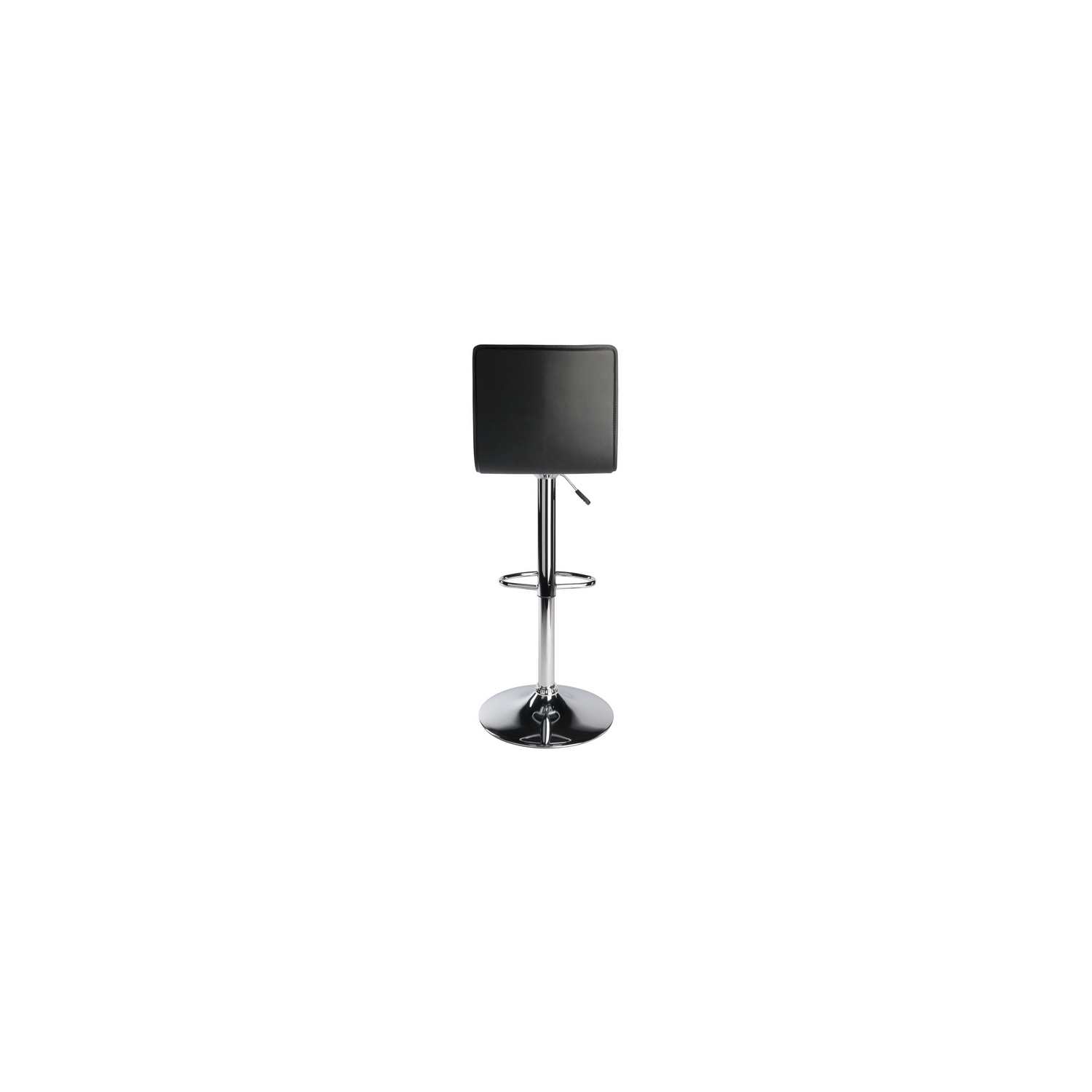 Spectrum High-back Ajustable Swivel Stool, Black and Chrome
