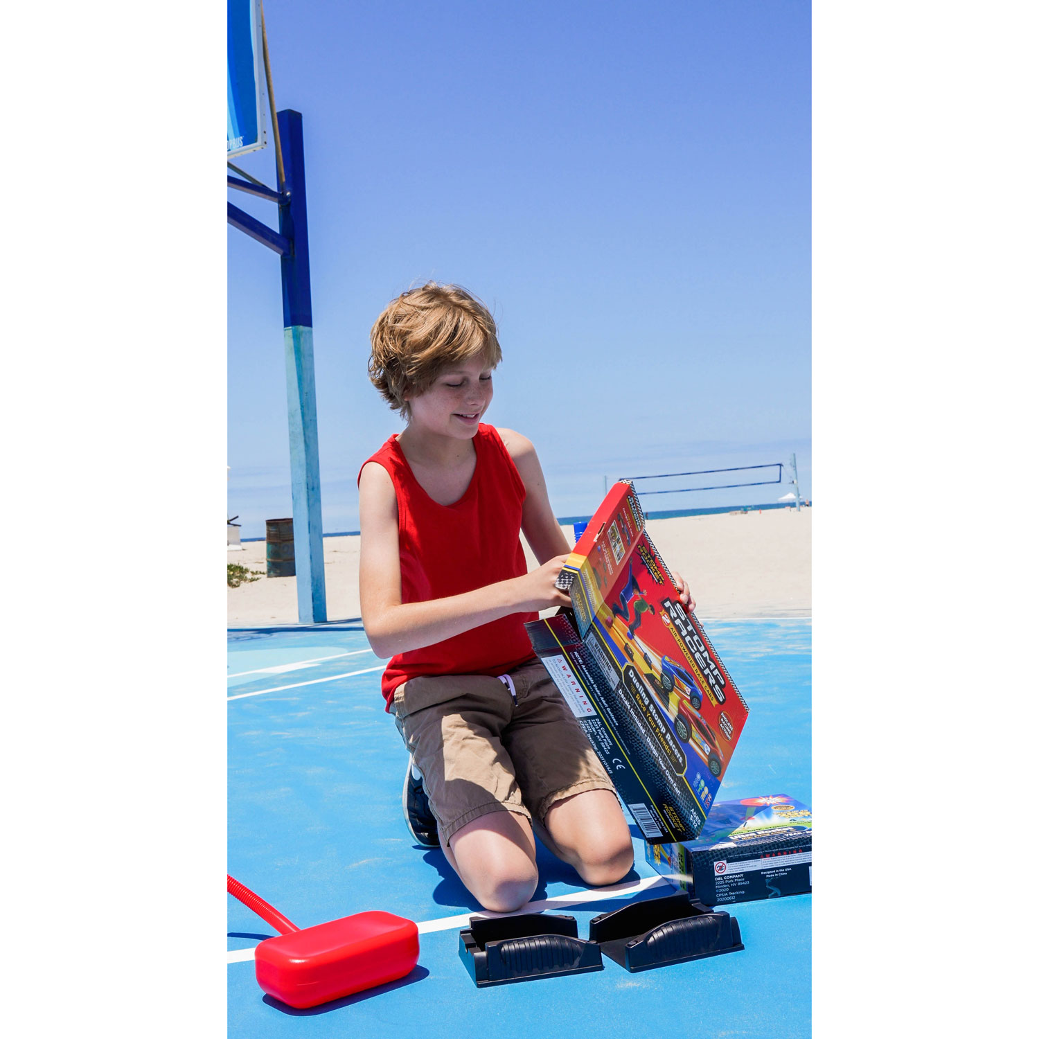 Stomp Rocket Dueling Stomp Racers - English