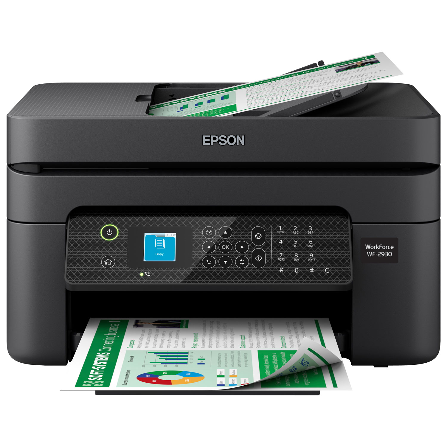 Epson WorkForce WF-2930 Wireless All-In-One Inkjet Printer