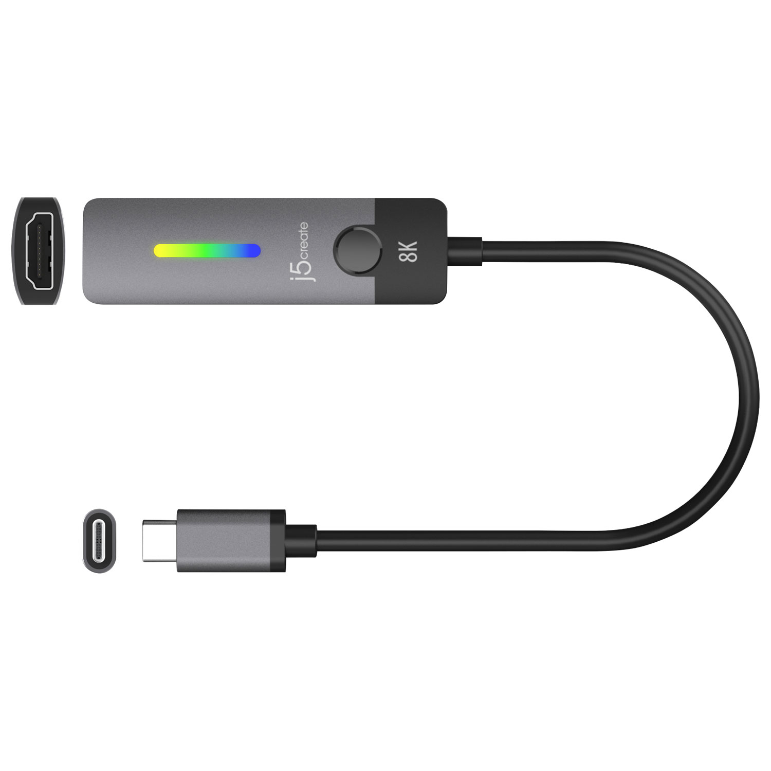 Câble 8K USB-C à HDMI 2.1 de j5create