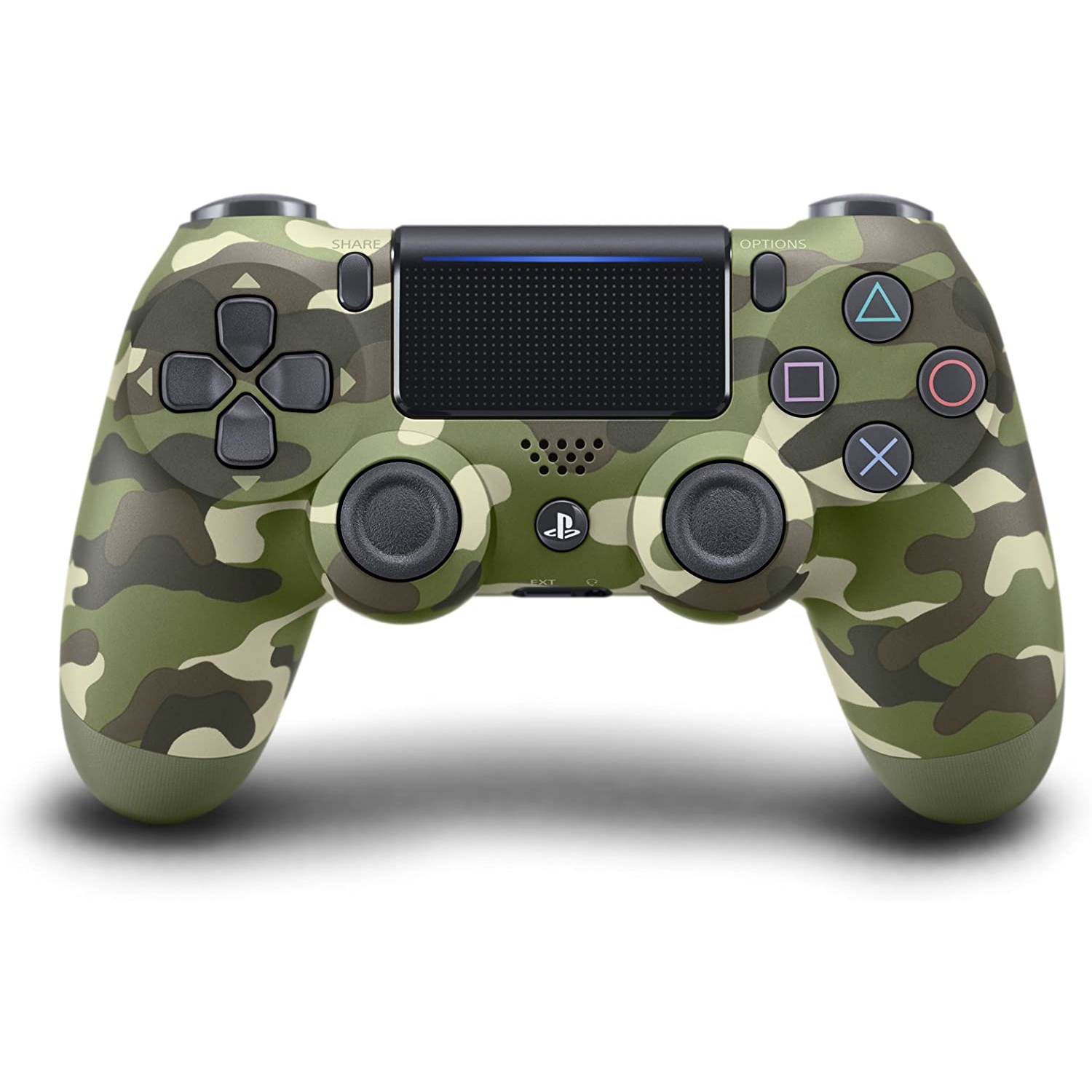 Open Box - PS4 DualShock 4 Wireless Controller - Green/Camouflage