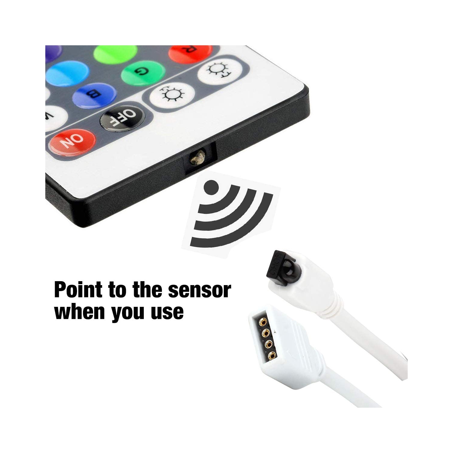 ISTAR Mini IR 44 touches télécommande DC12V lampe gradateur sans fil Mini LED RGB contrôleur pour 3528 5050 RGB LED bandes lumière