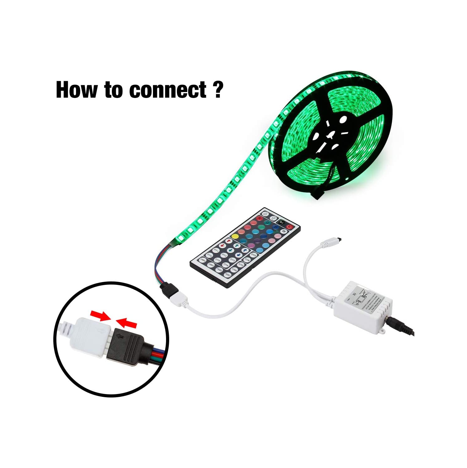 ISTAR Mini IR 44 touches télécommande DC12V lampe gradateur sans fil Mini LED RGB contrôleur pour 3528 5050 RGB LED bandes lumière