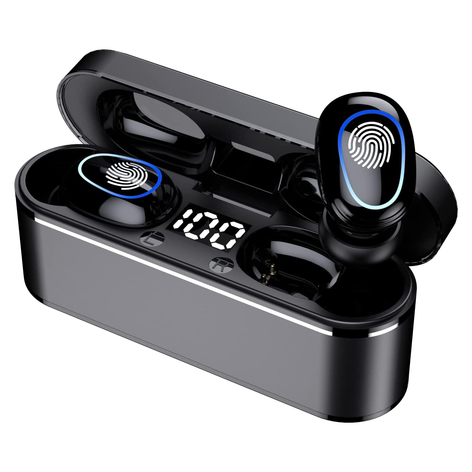 Dolaer Wireless Earbuds Bluetooth 5.1 True Wireless Earbuds with Microphone,Noise Cancelling Wireless Ear Buds,Smallest Earbuds for Android,iOS,Ear Phone Wireless Earbuds,audifonos