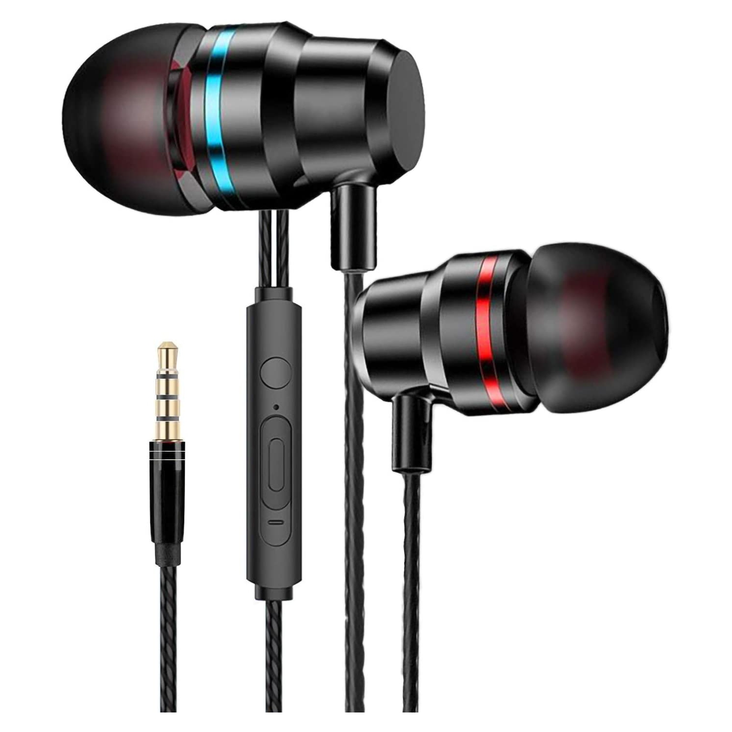 noise cancelling earbuds with volume control