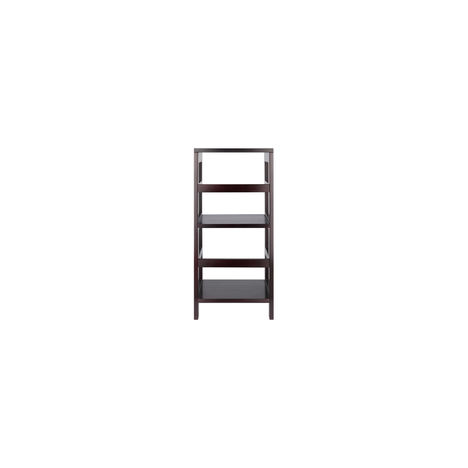 Leo 2-Tier Storage Shelf, Espresso